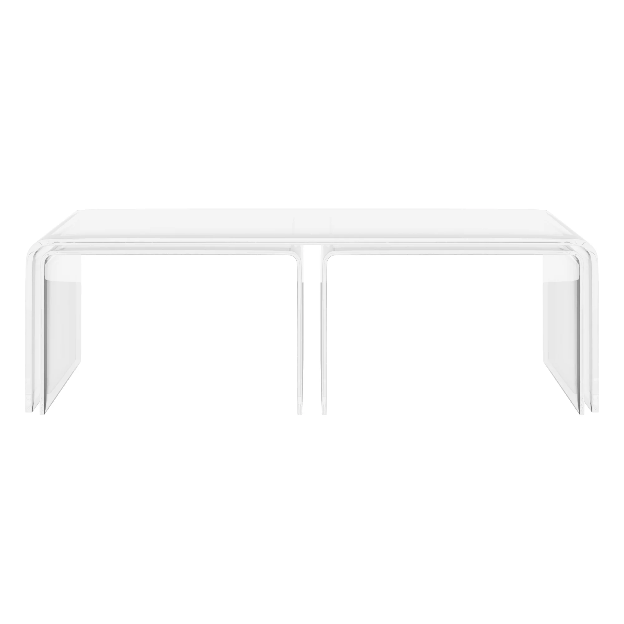 Aria Waterfall Nesting Coffee Table - Image 4