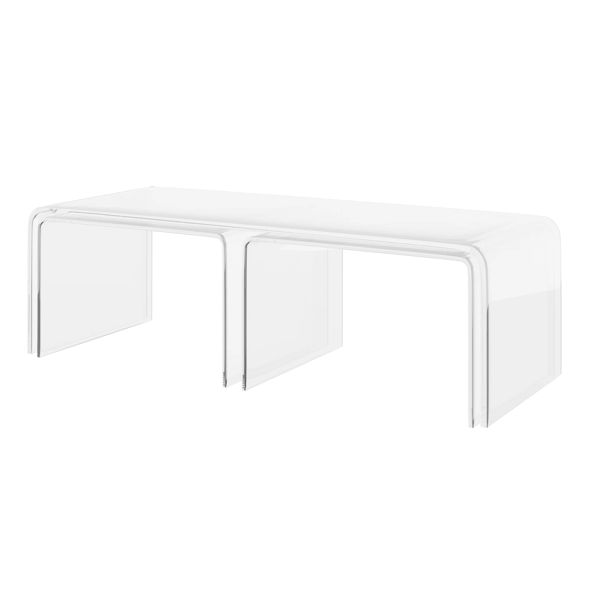 Aria Waterfall Nesting Coffee Table - Image 5
