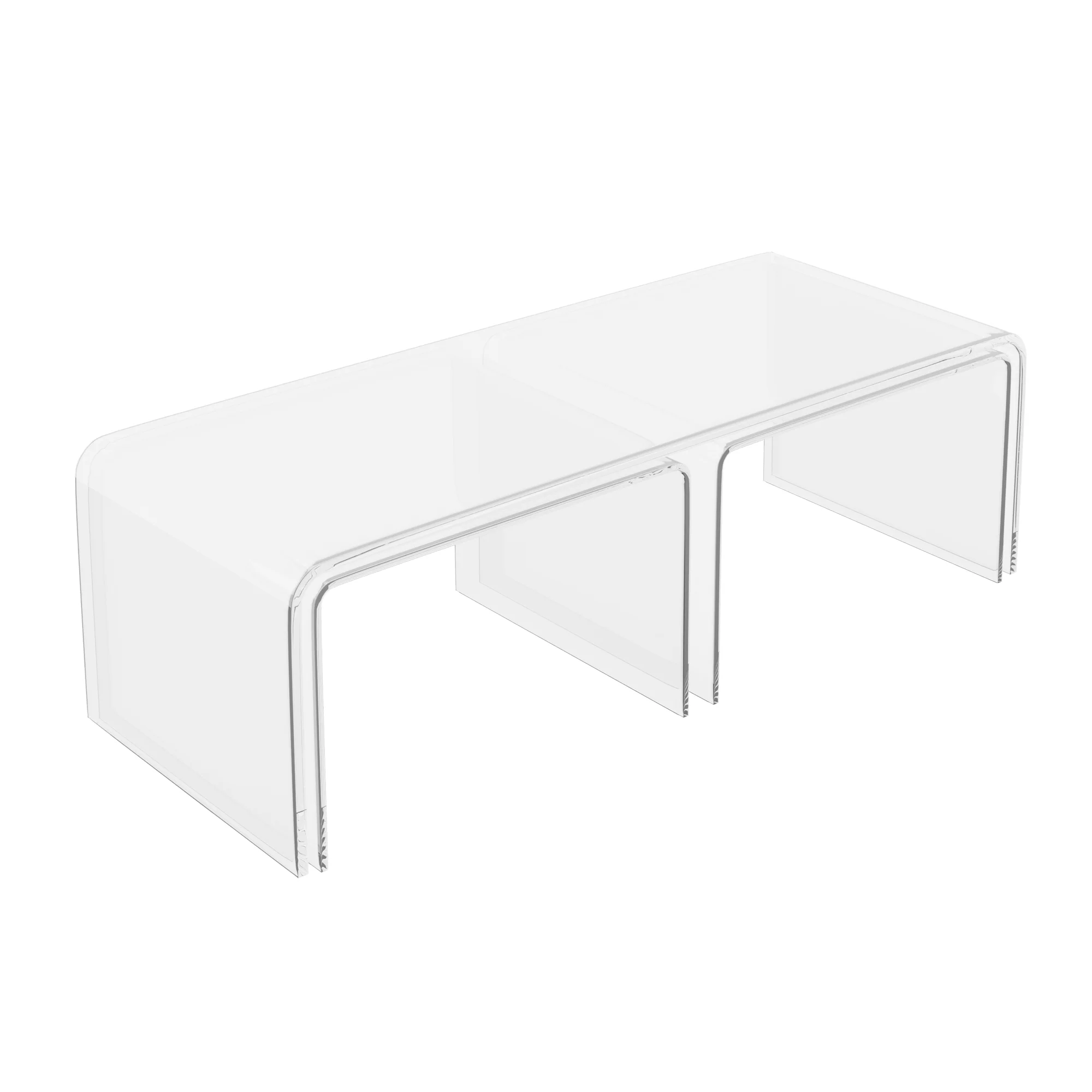 Aria Waterfall Nesting Coffee Table - Image 6