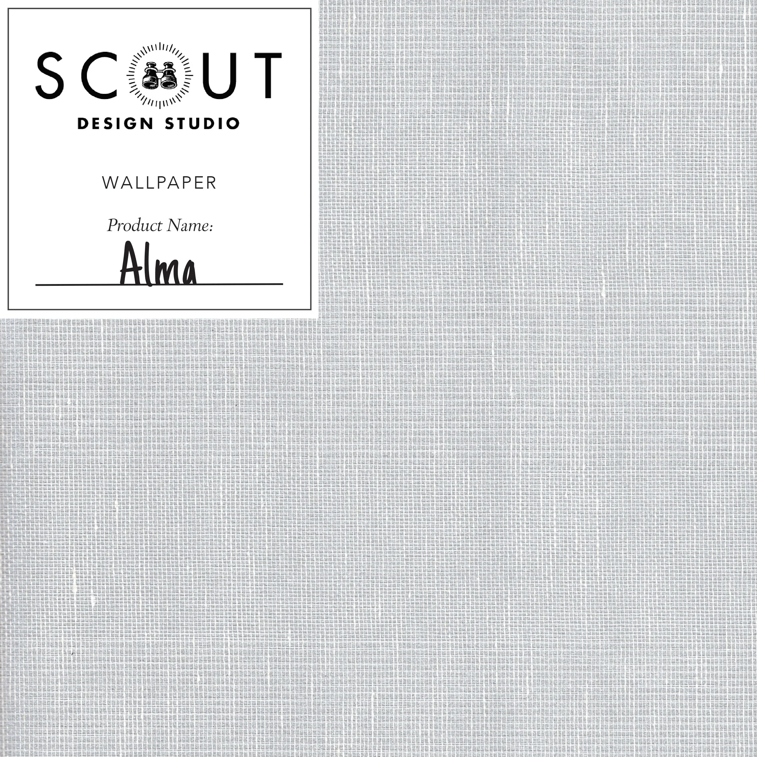 Alma Linen Grasscloth Sample