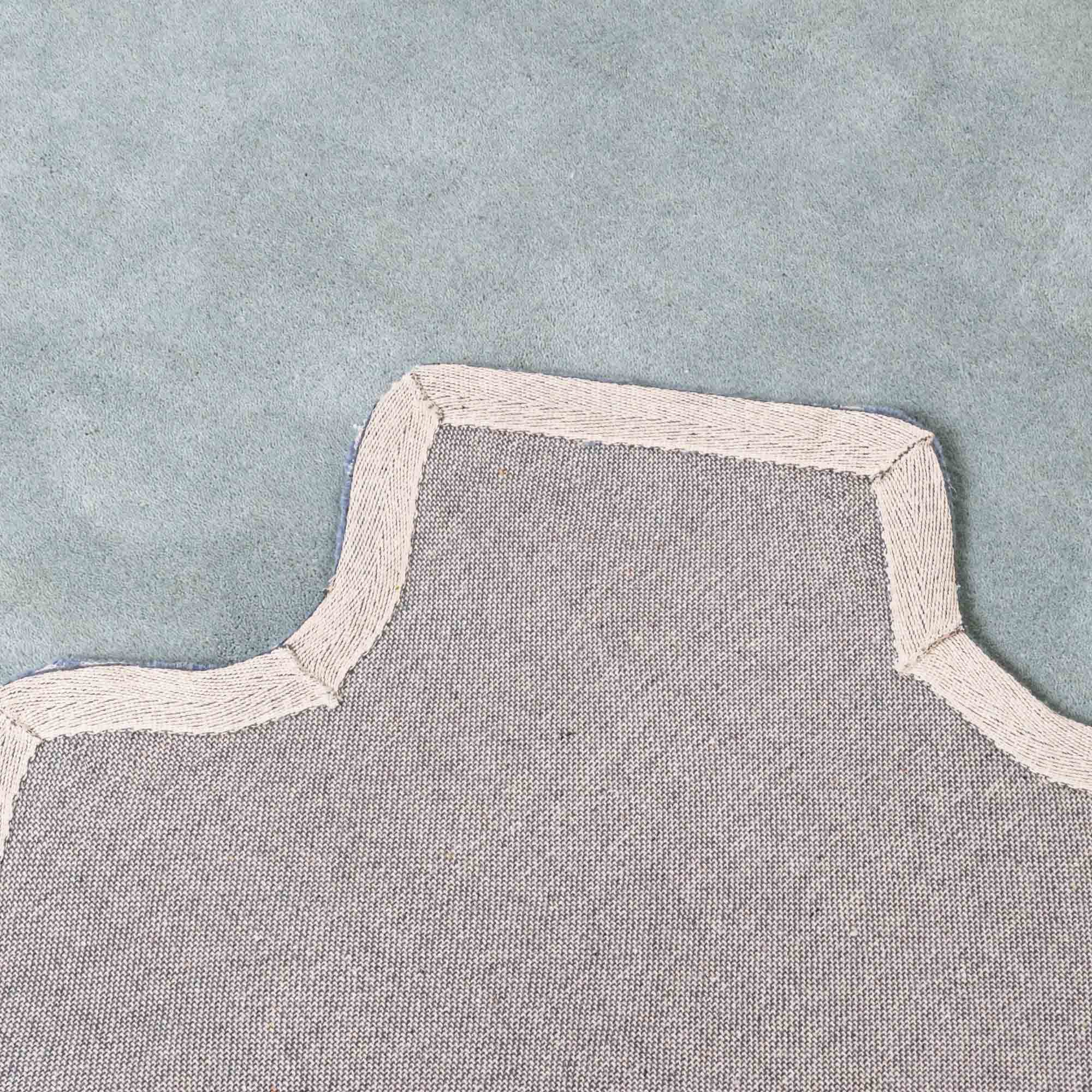 Andrews Ice Blue Tufted Rug - Image 4