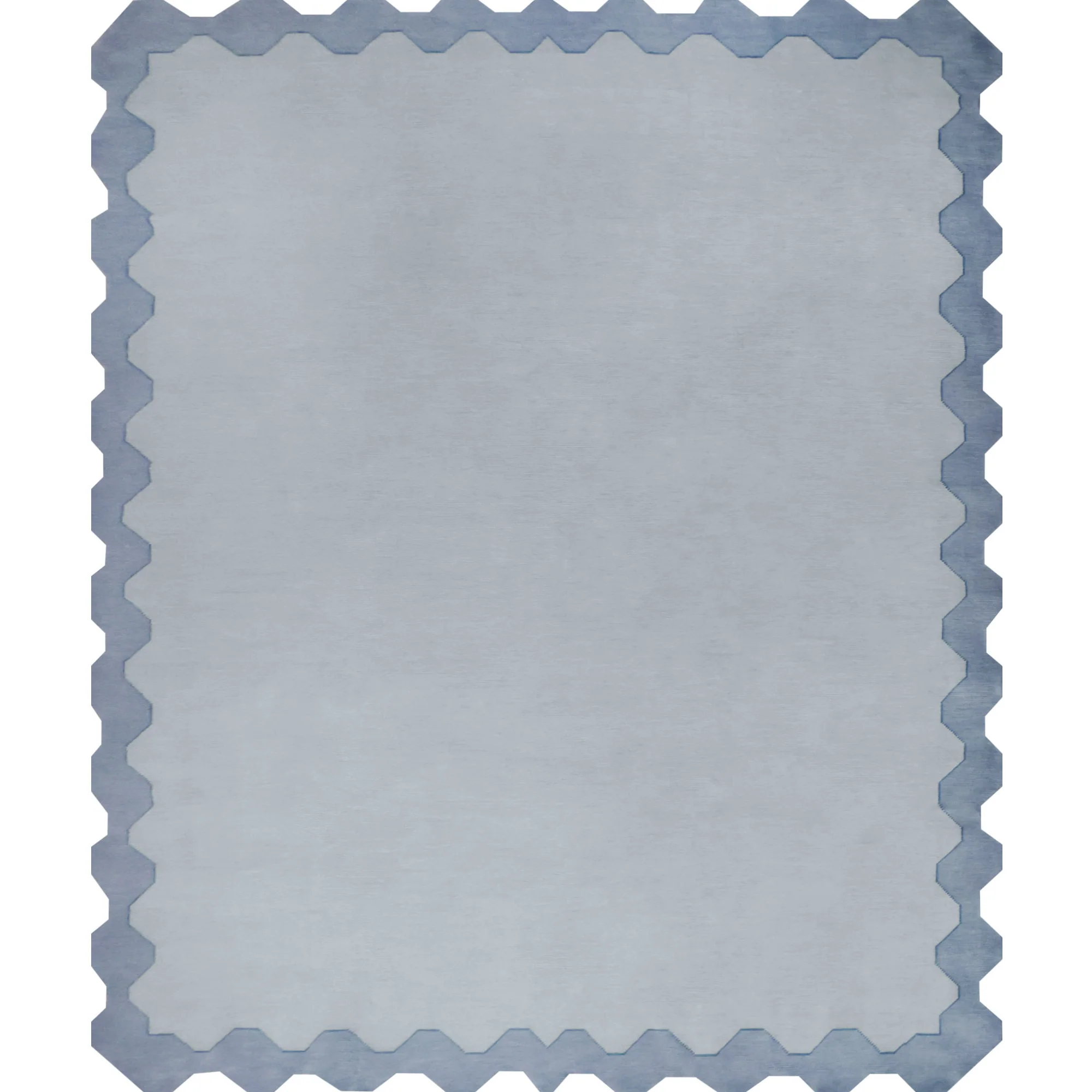 Andrews Ice Blue Turkish Knot Rug