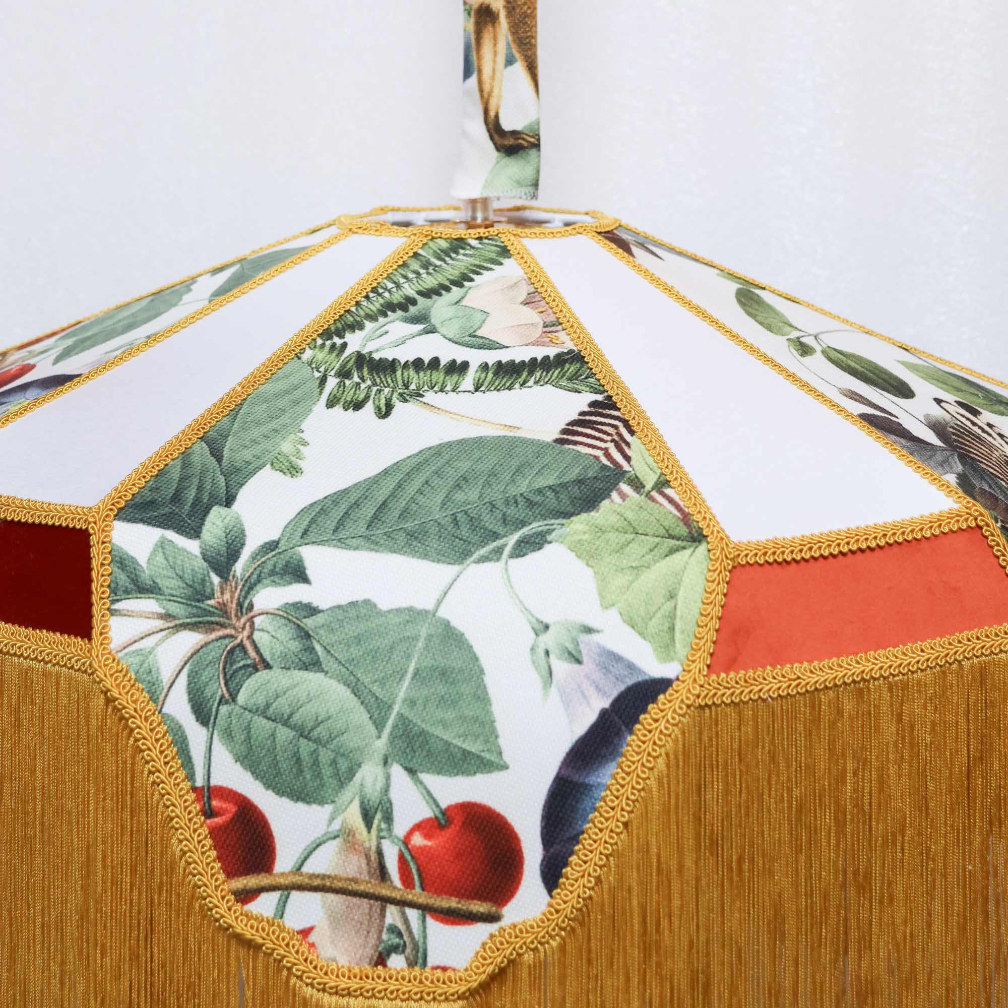 Animal Print Fringe Chandelier - Image 3