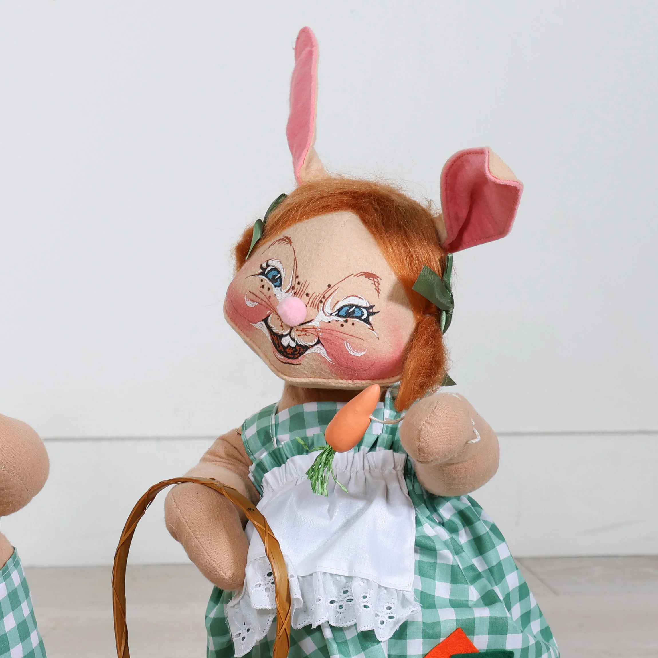 Annalee Gingham Easter Bunny Couple - Image 4