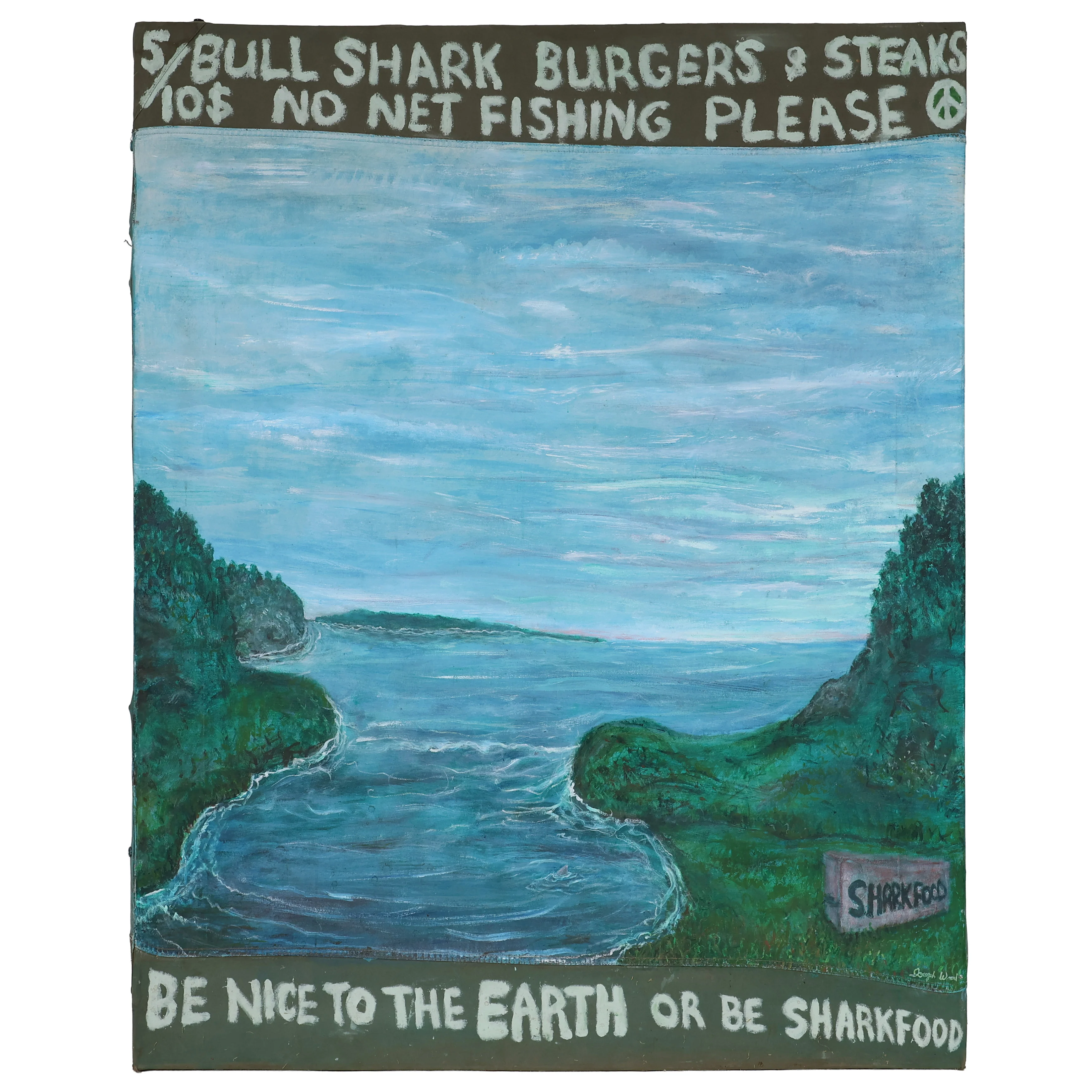 'Be Nice to the Earth' Original Painting by Joseph Wood