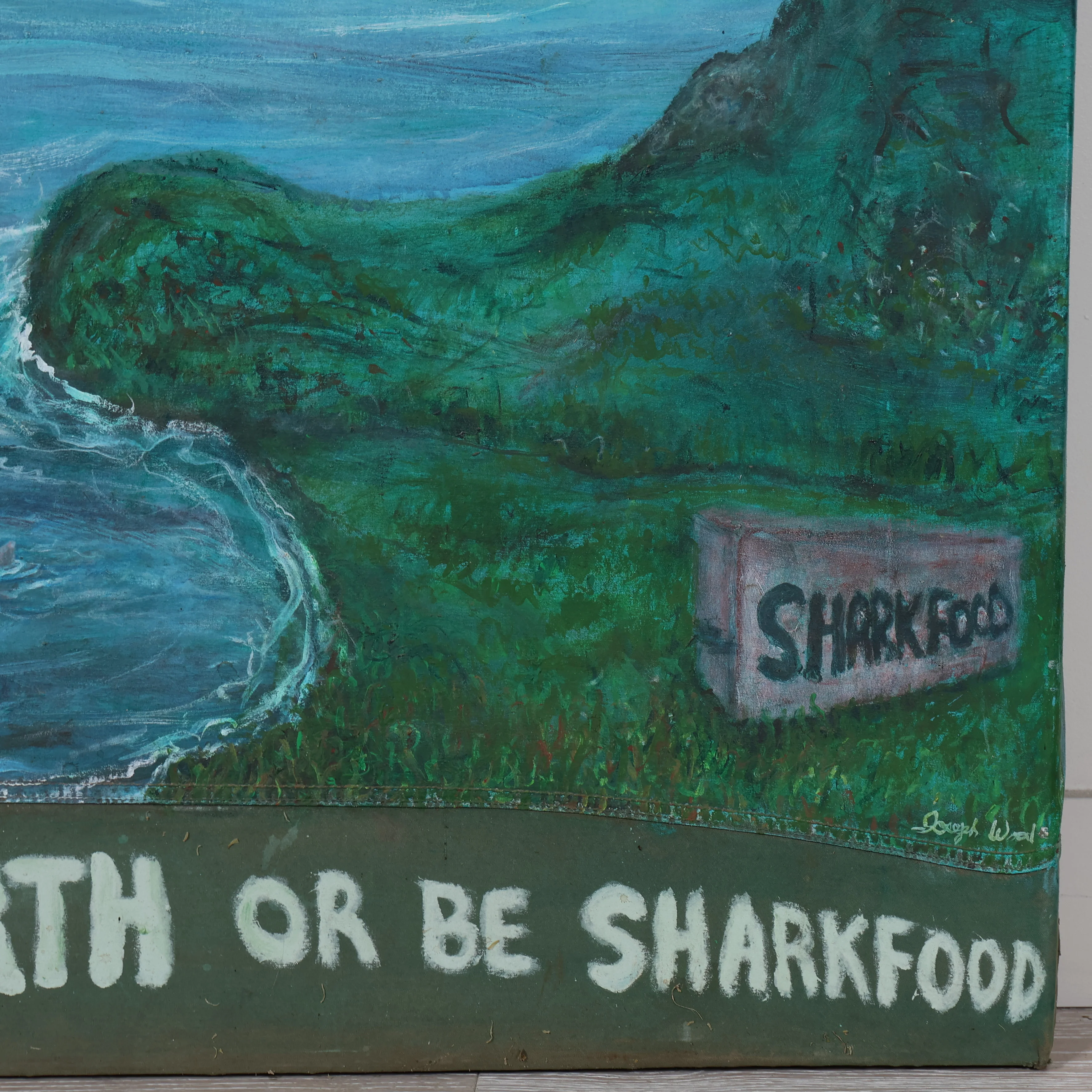 'Be Nice to the Earth' Original Painting by Joseph Wood - Image 7