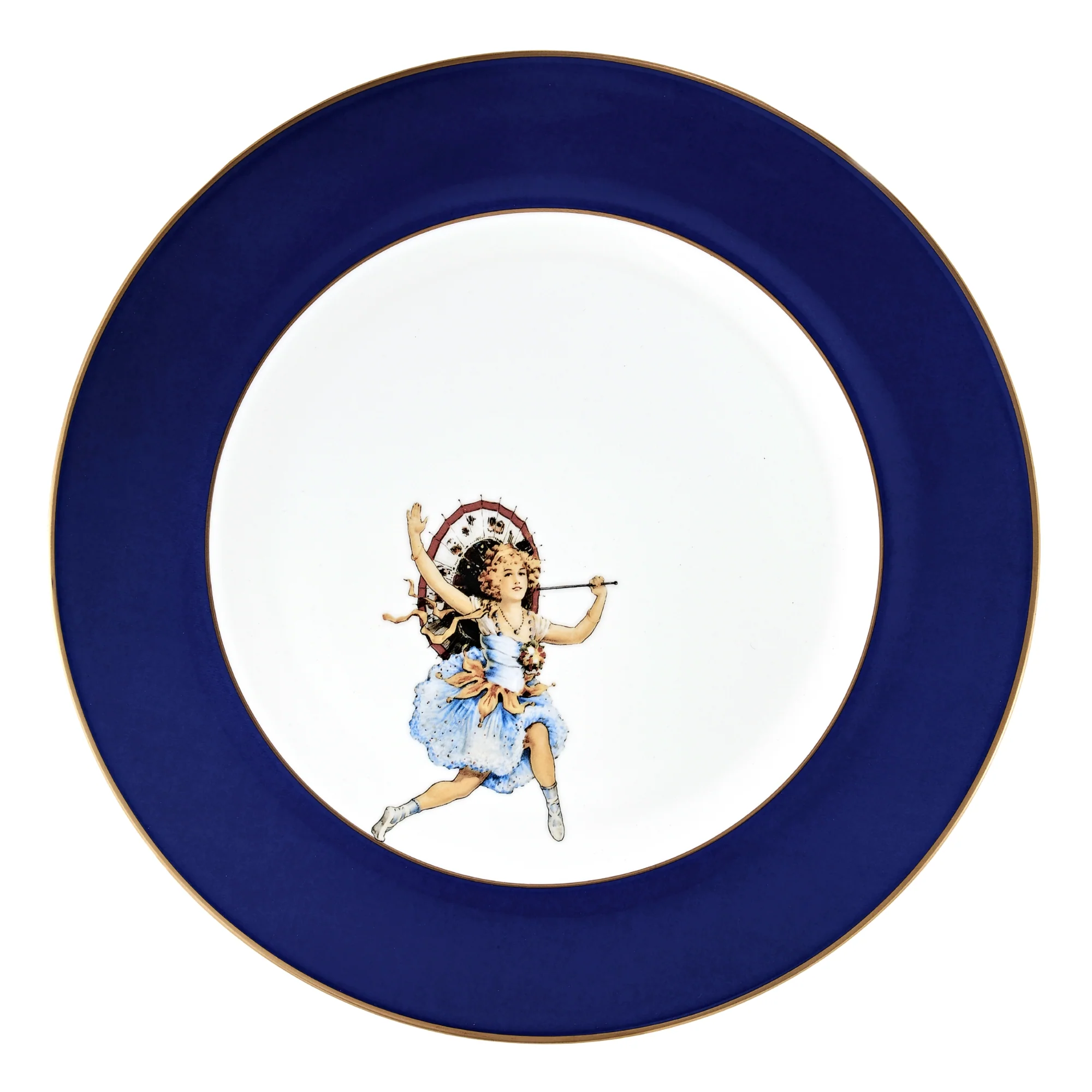 Berta Dinner Plate Cobalt Blue