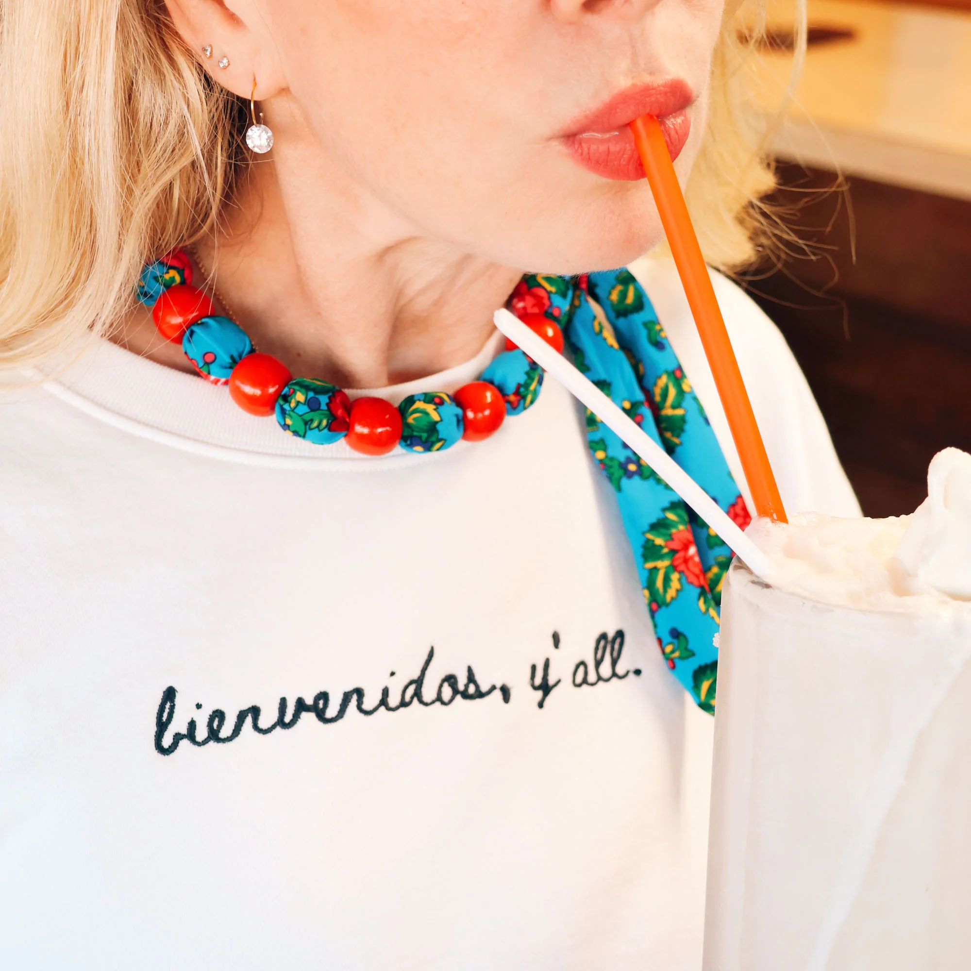 Bienvenidos Y'all Crewneck Sweatshirt - Image 6
