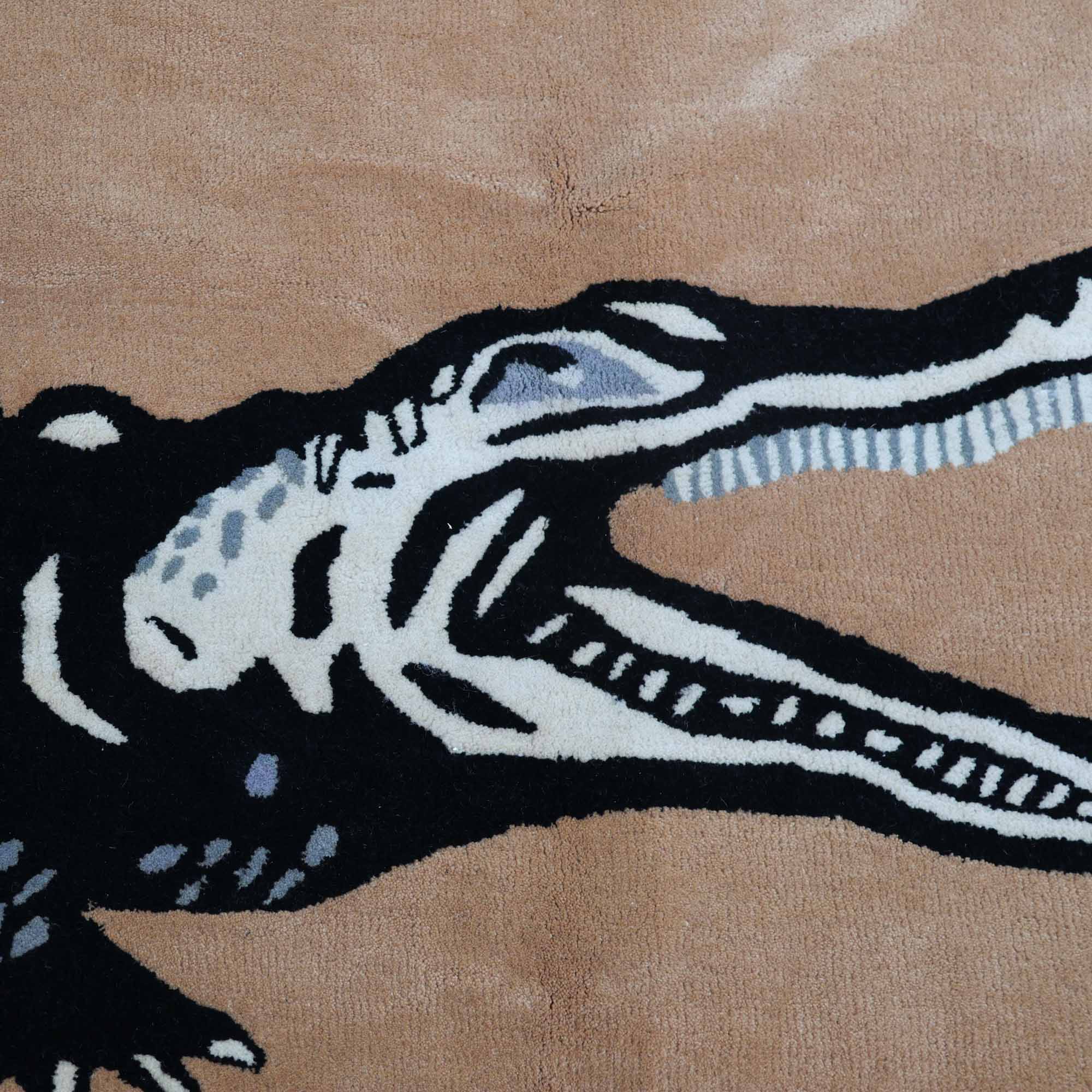 Bite Me Camel Tufted Rug - Image 3