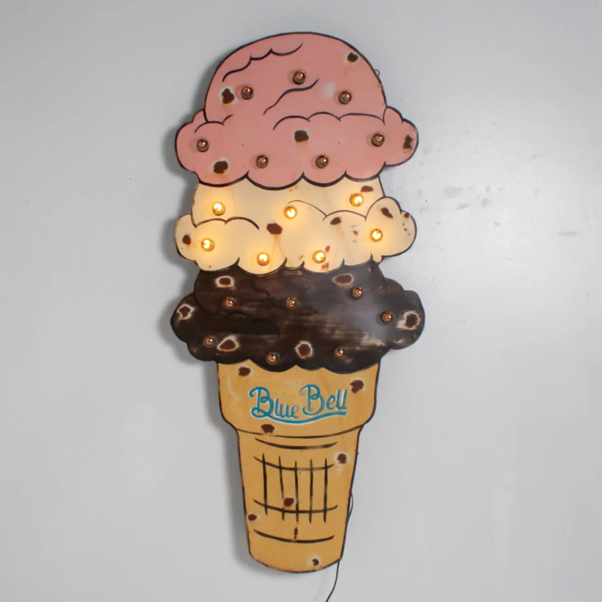 Blue Bell Ice Cream Sign - Image 4