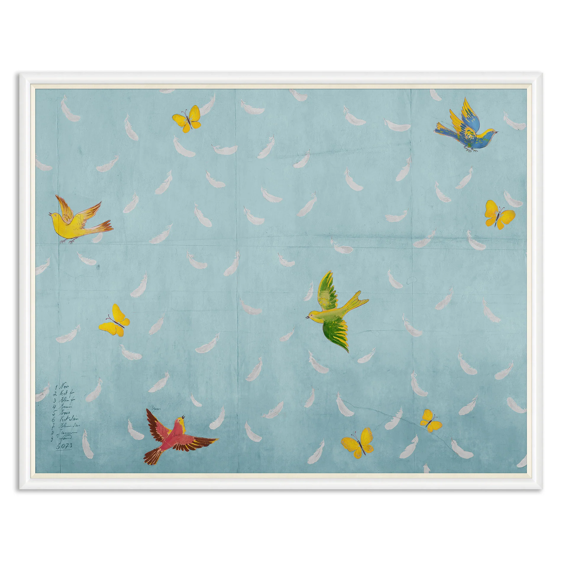 ‘Blue Feathers' by Paule Marrot