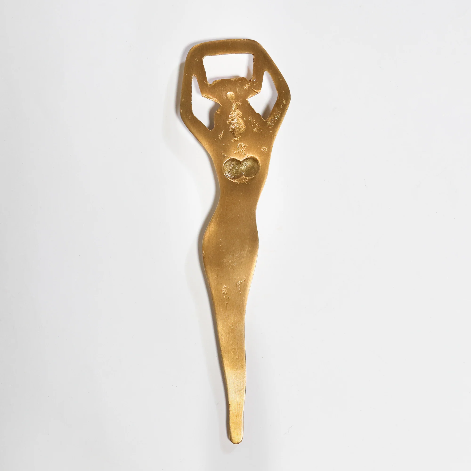 Brass Bottle Opener - Naked Girl - Image 3
