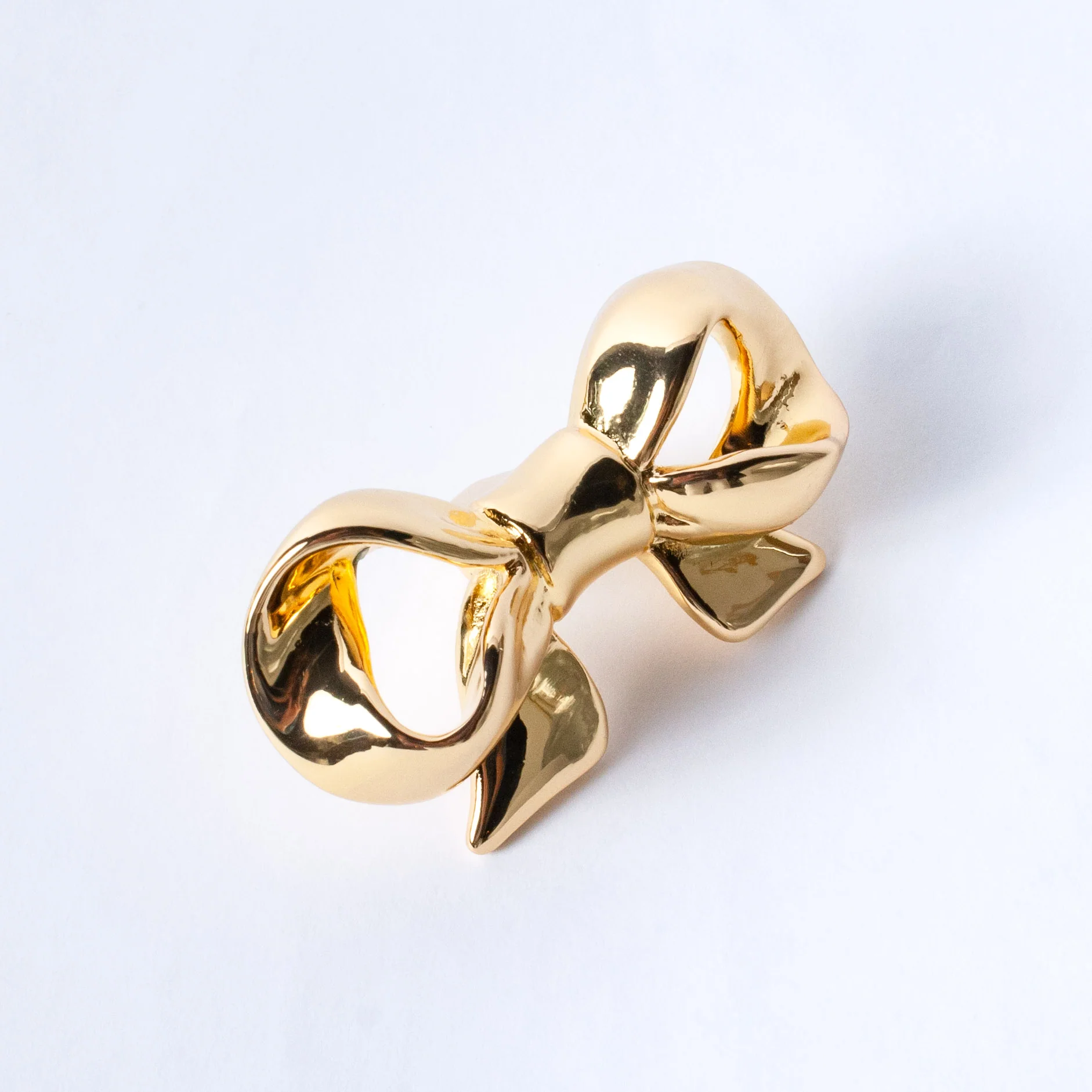Brass Bow Knob - Image 3