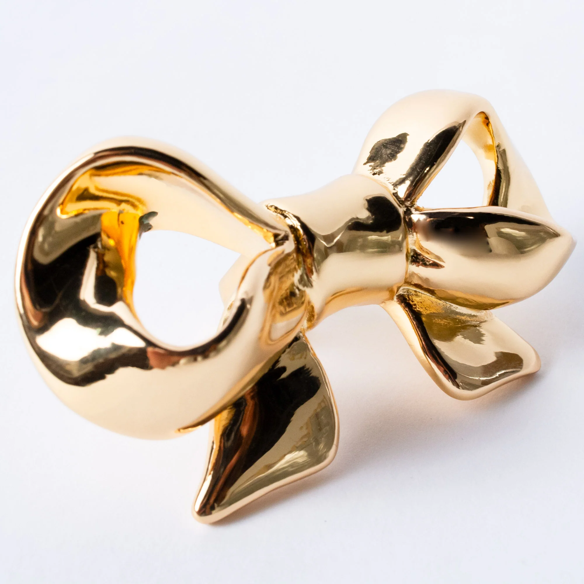 Brass Bow Knob - Image 4