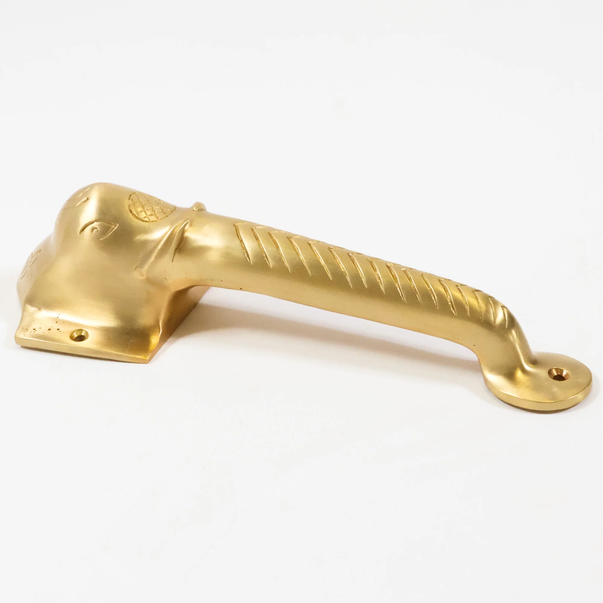 Brass Elephant Door Handle - Image 2