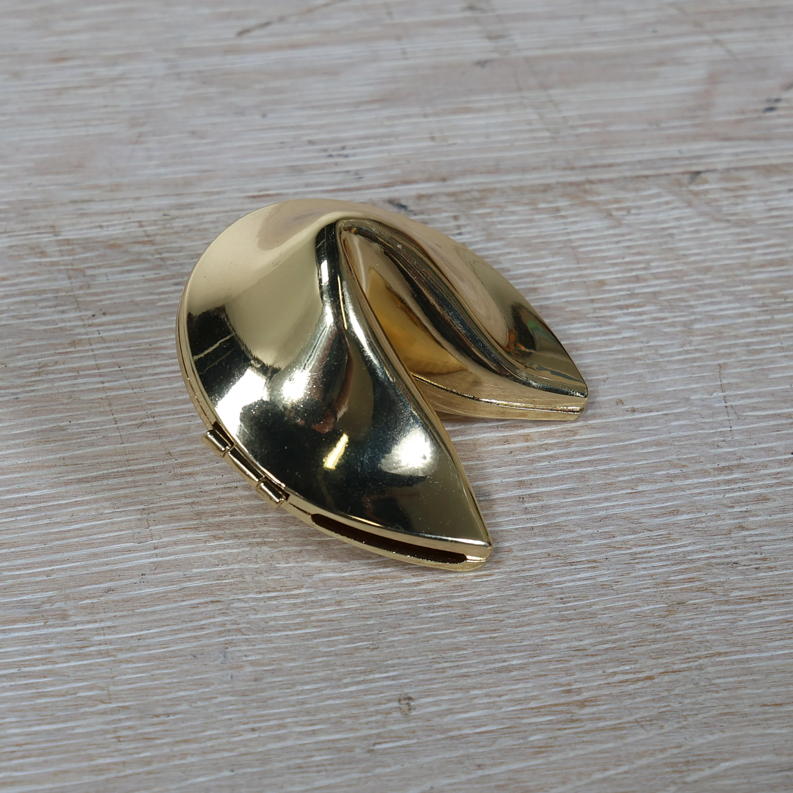 Brass Fortune Cookie - Image 2