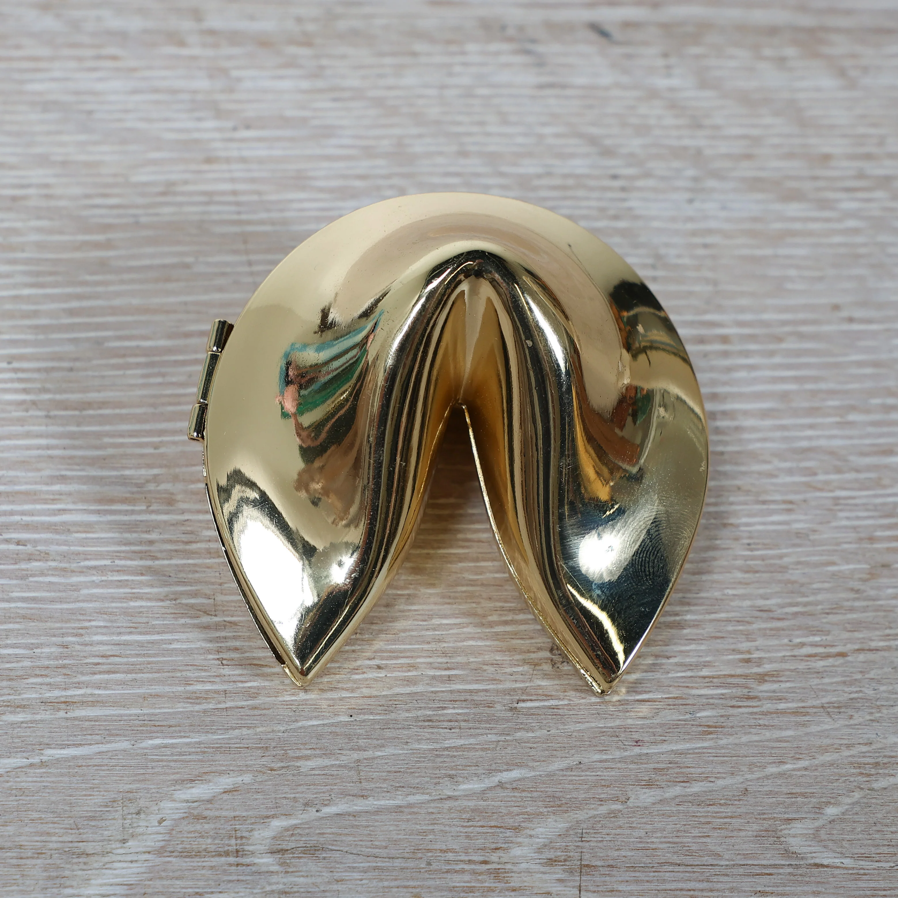 Brass Fortune Cookie - Image 3