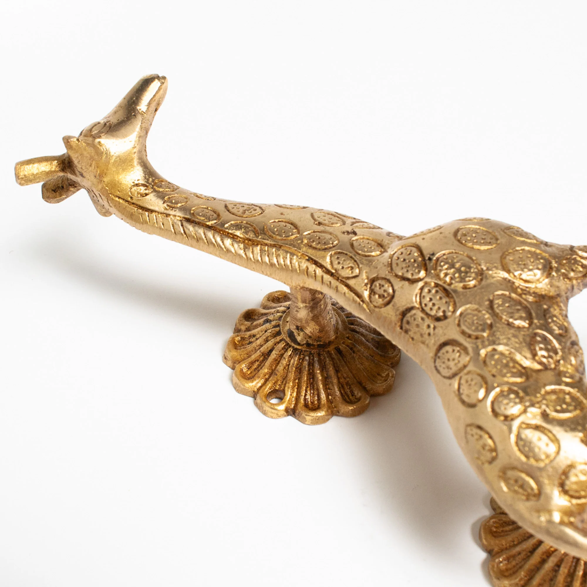 Brass Giraffe Handle - Left - Image 3