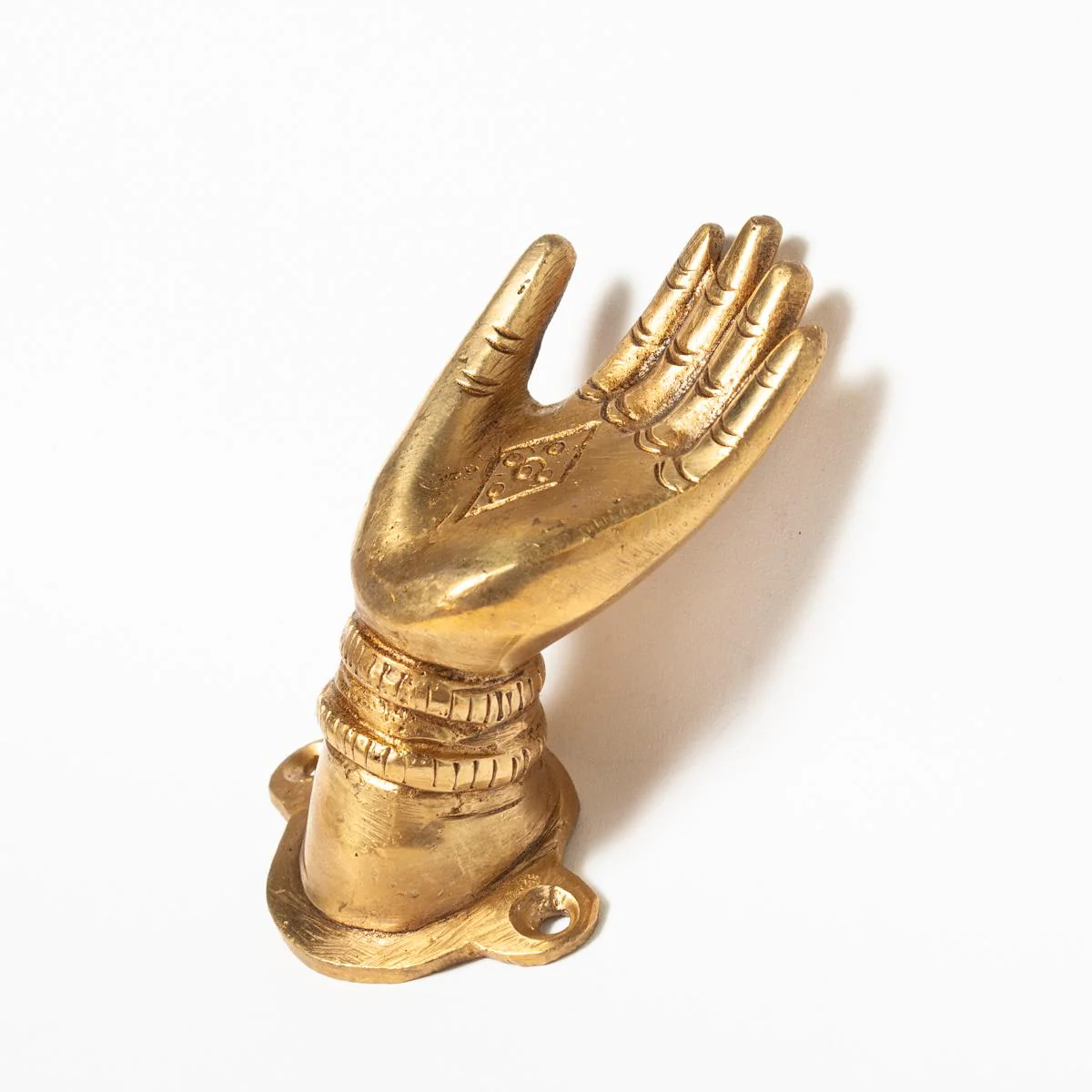 Brass Hand Knob - Left - Image 3