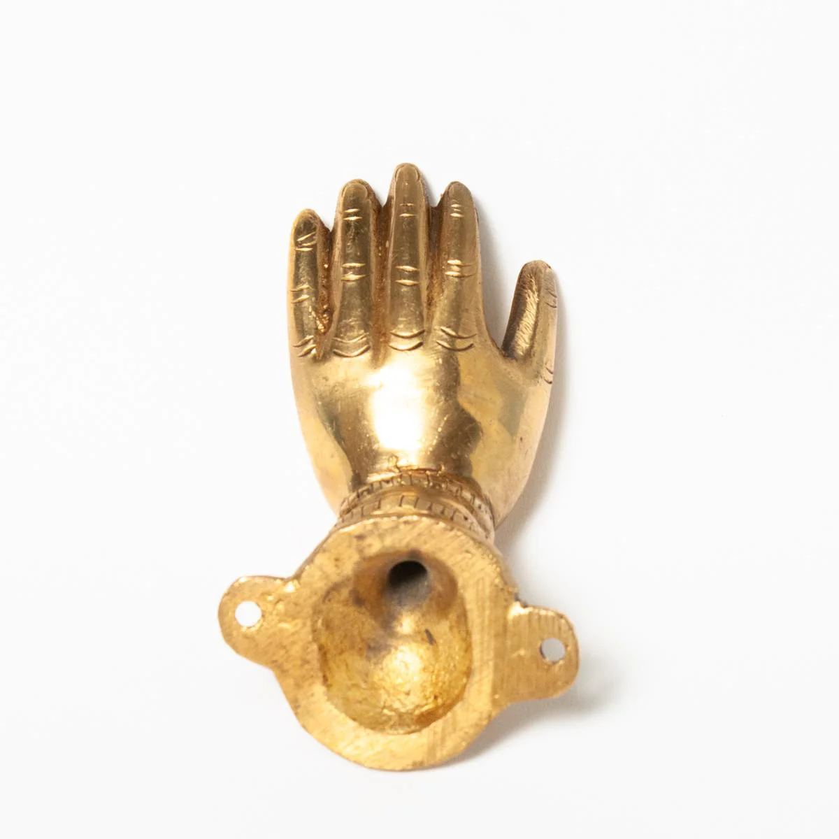 Brass Hand Knob - Left - Image 4