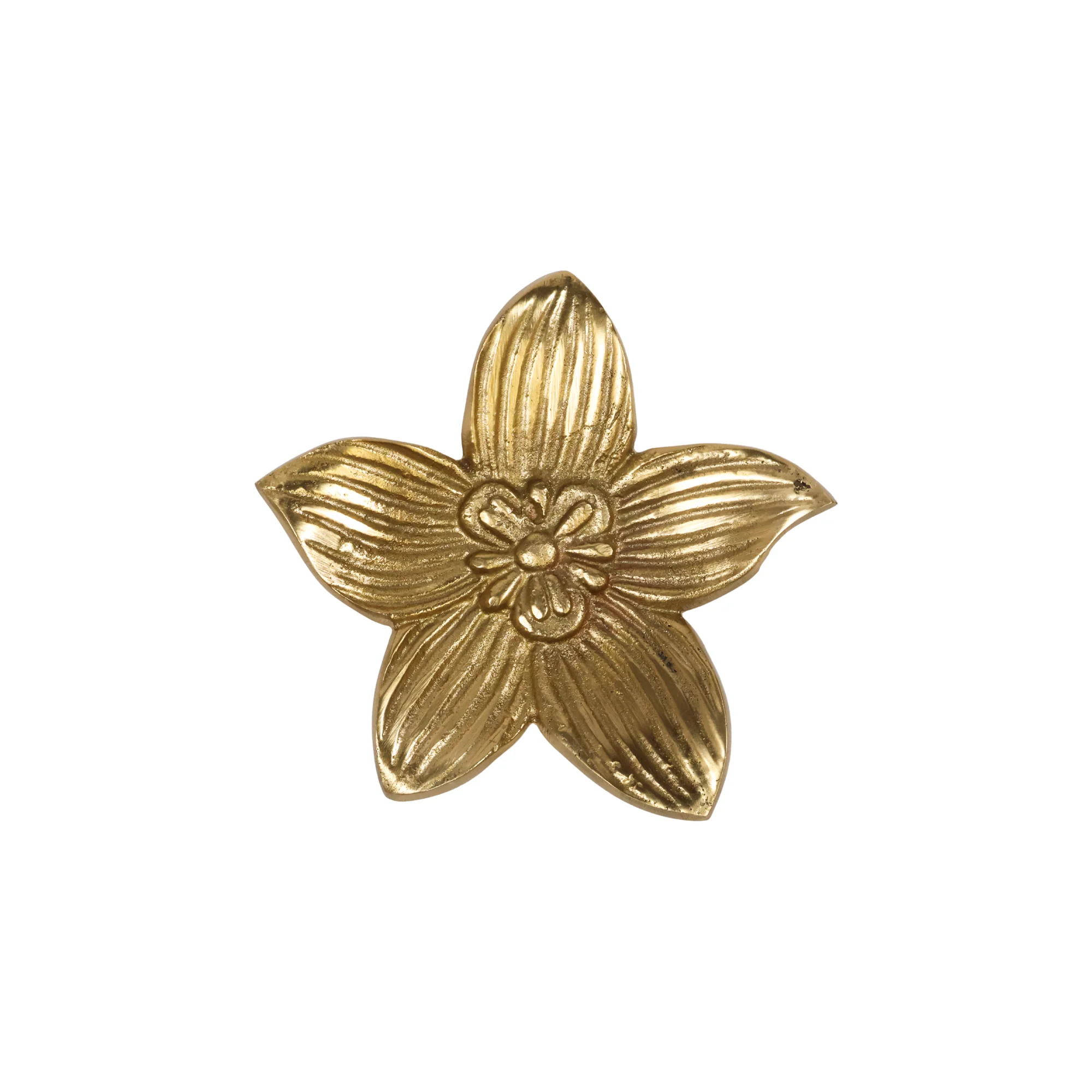 Brass Lily Knob