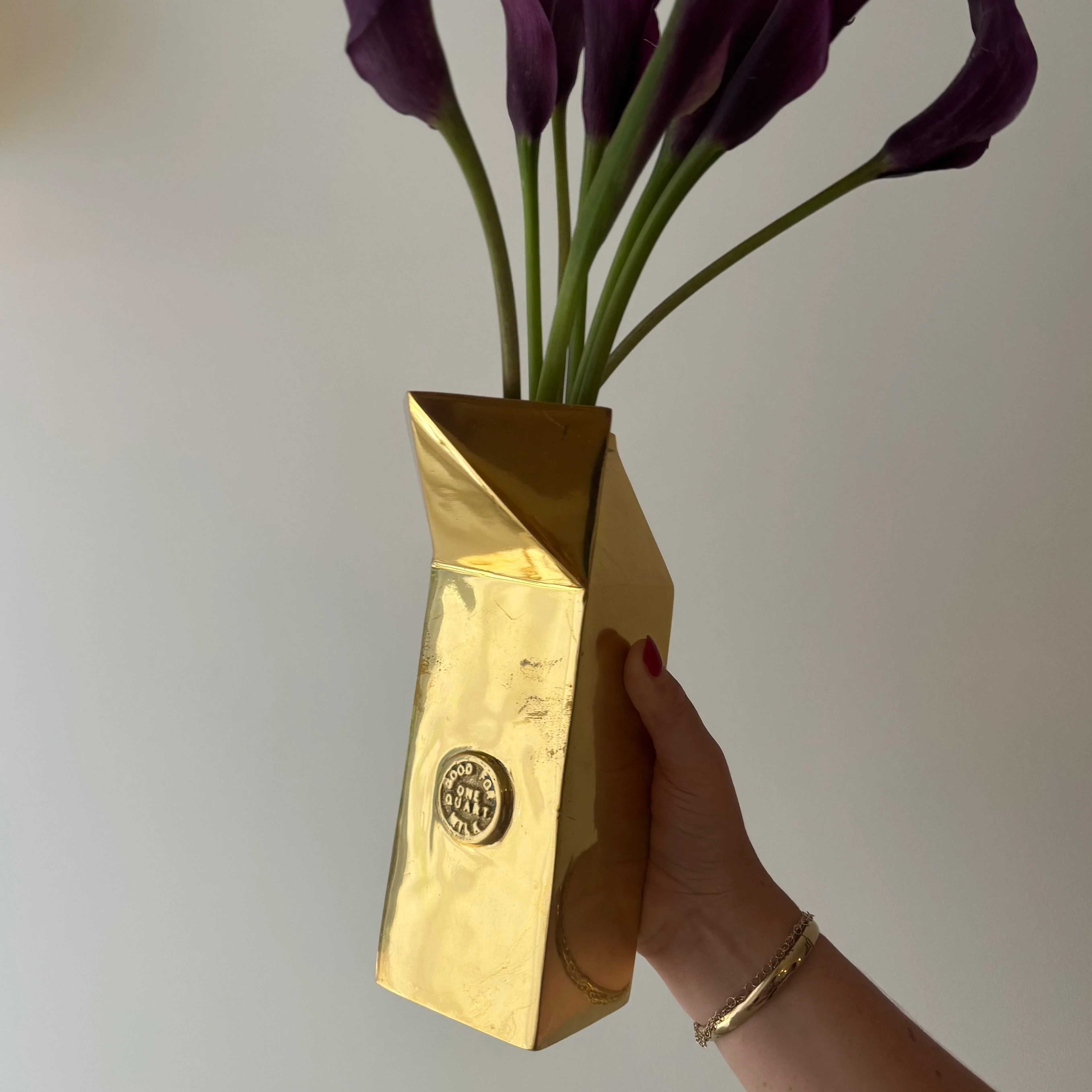 Brass Milk Carton - Image 5