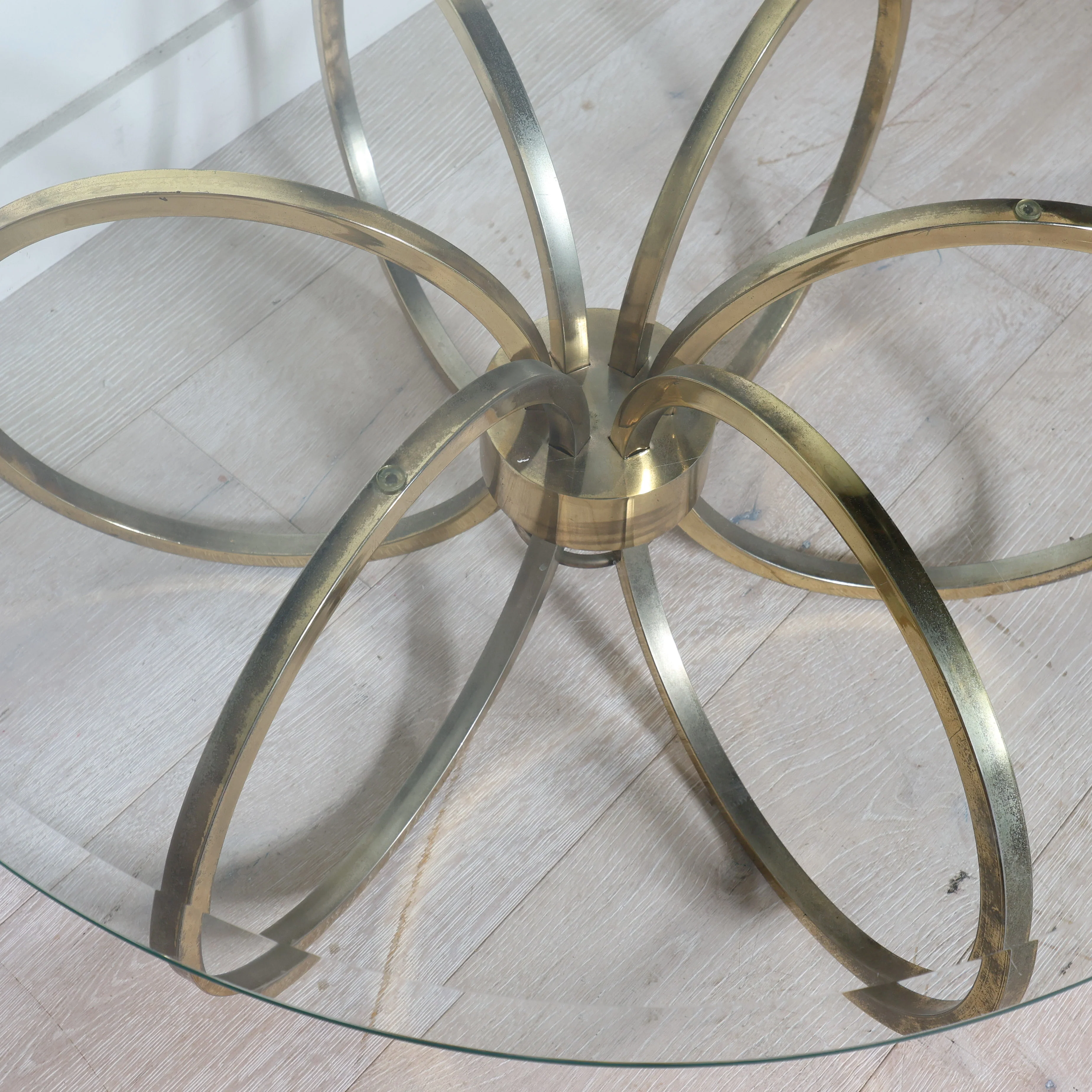 Brass Ring Coffee Table - Image 3