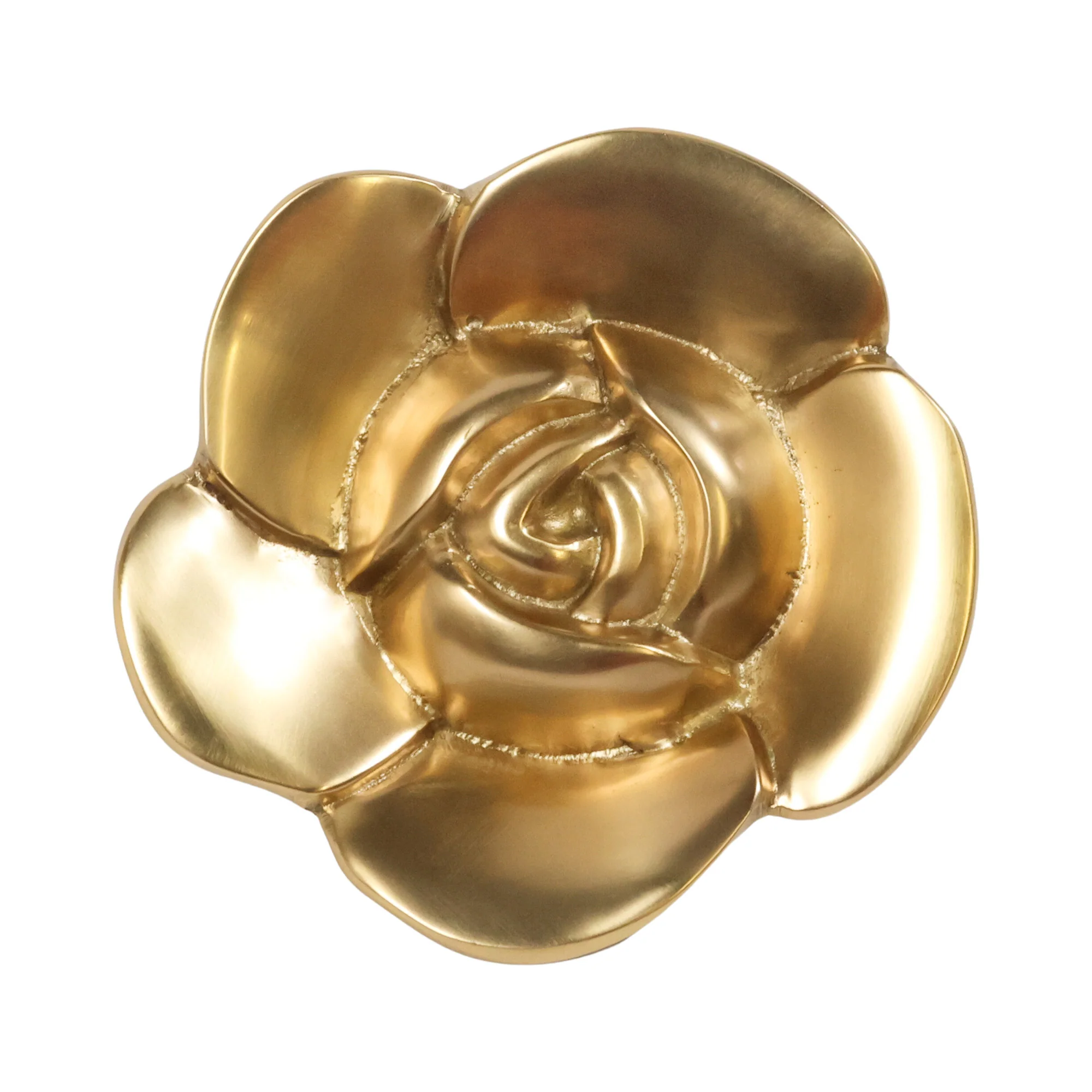 Brass Rose Knob