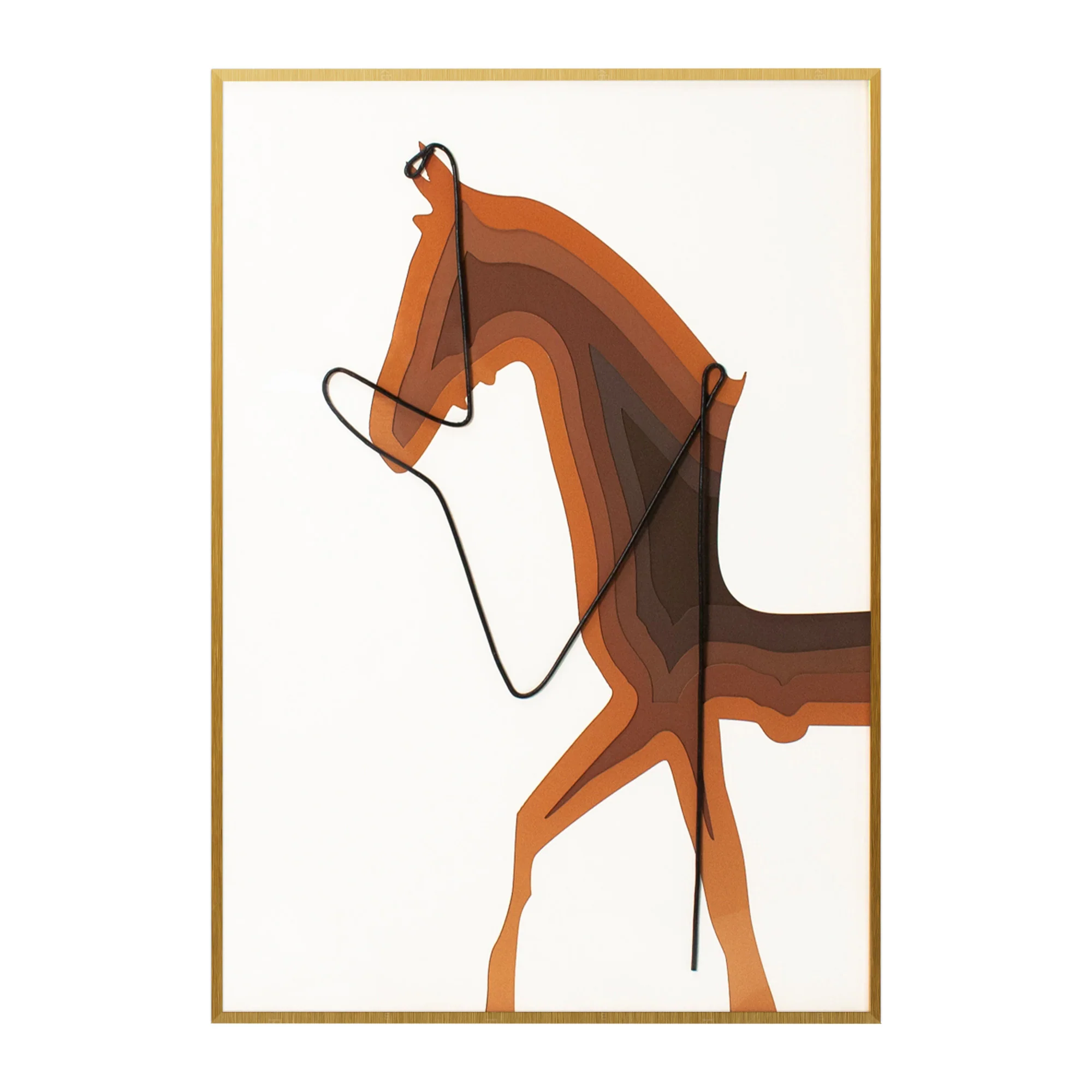 Brown Horse - Left Facing