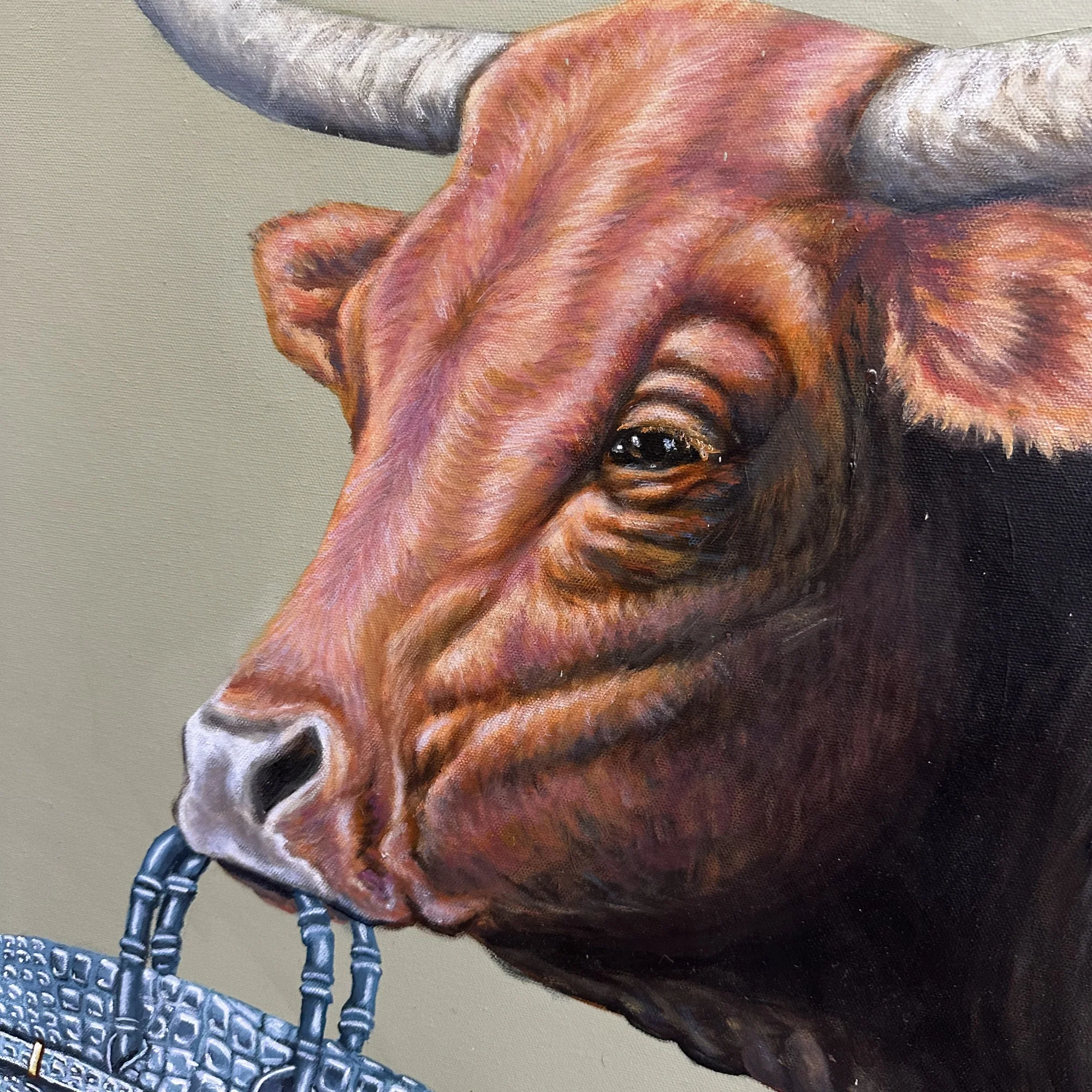 "Birkin Bull #2" by Adam Diles - Image 2