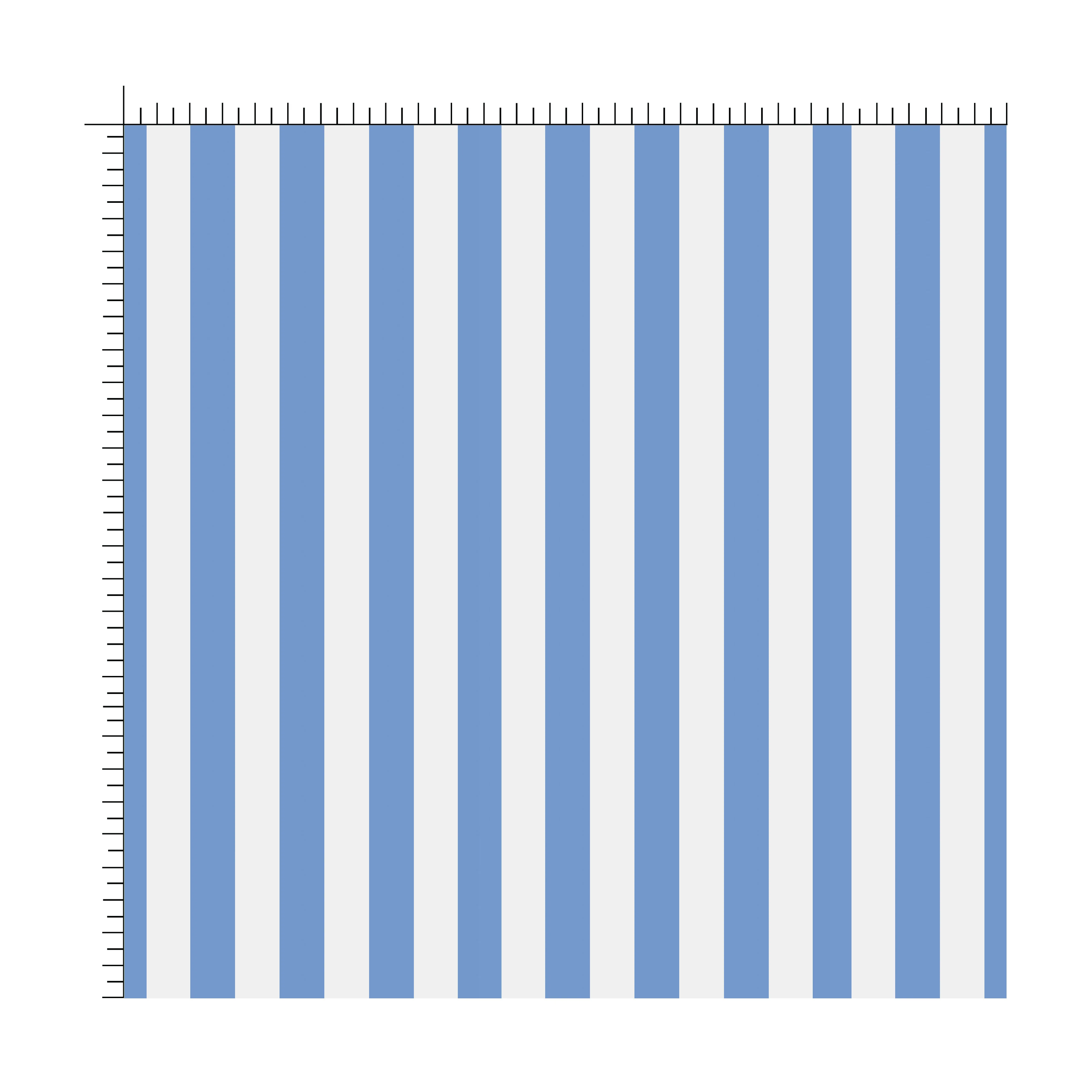 Cabana Stripe Cornflower Blue Fabric - Image 2