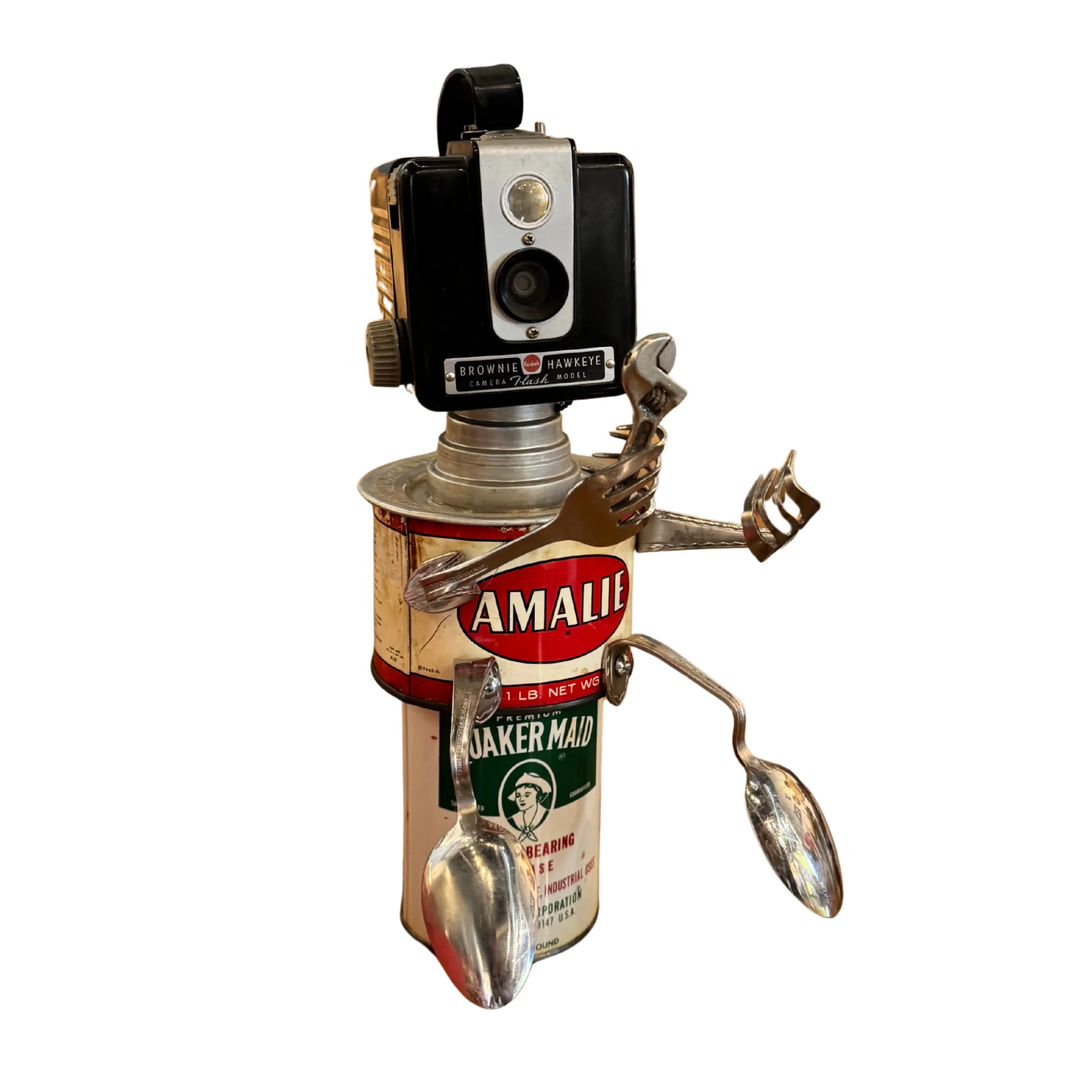 Camera Metal Sculpture