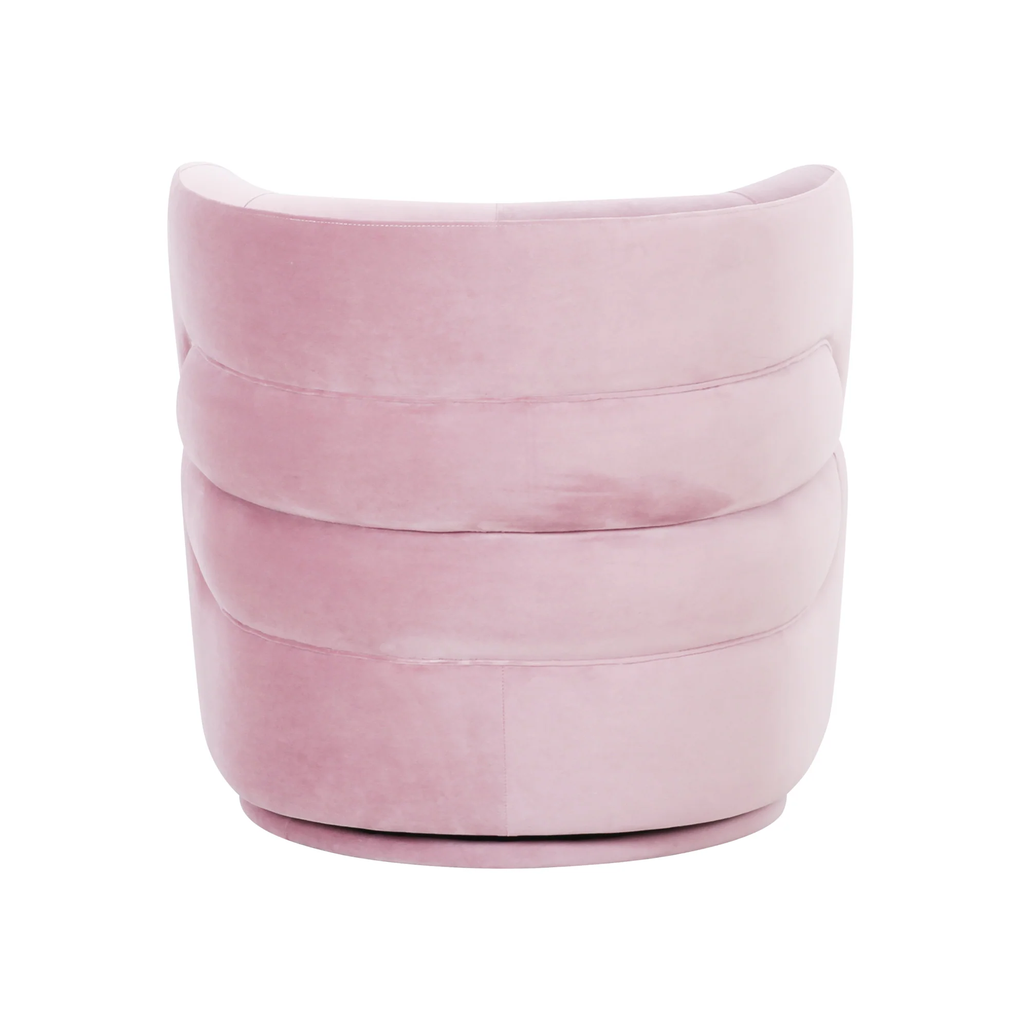 Capri Swivel Chair In Rose - Image 5