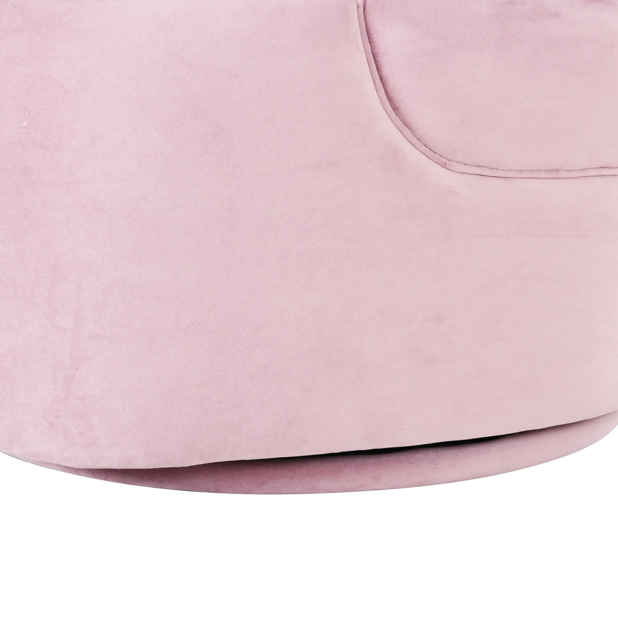 Capri Swivel Chair In Rose - Image 6