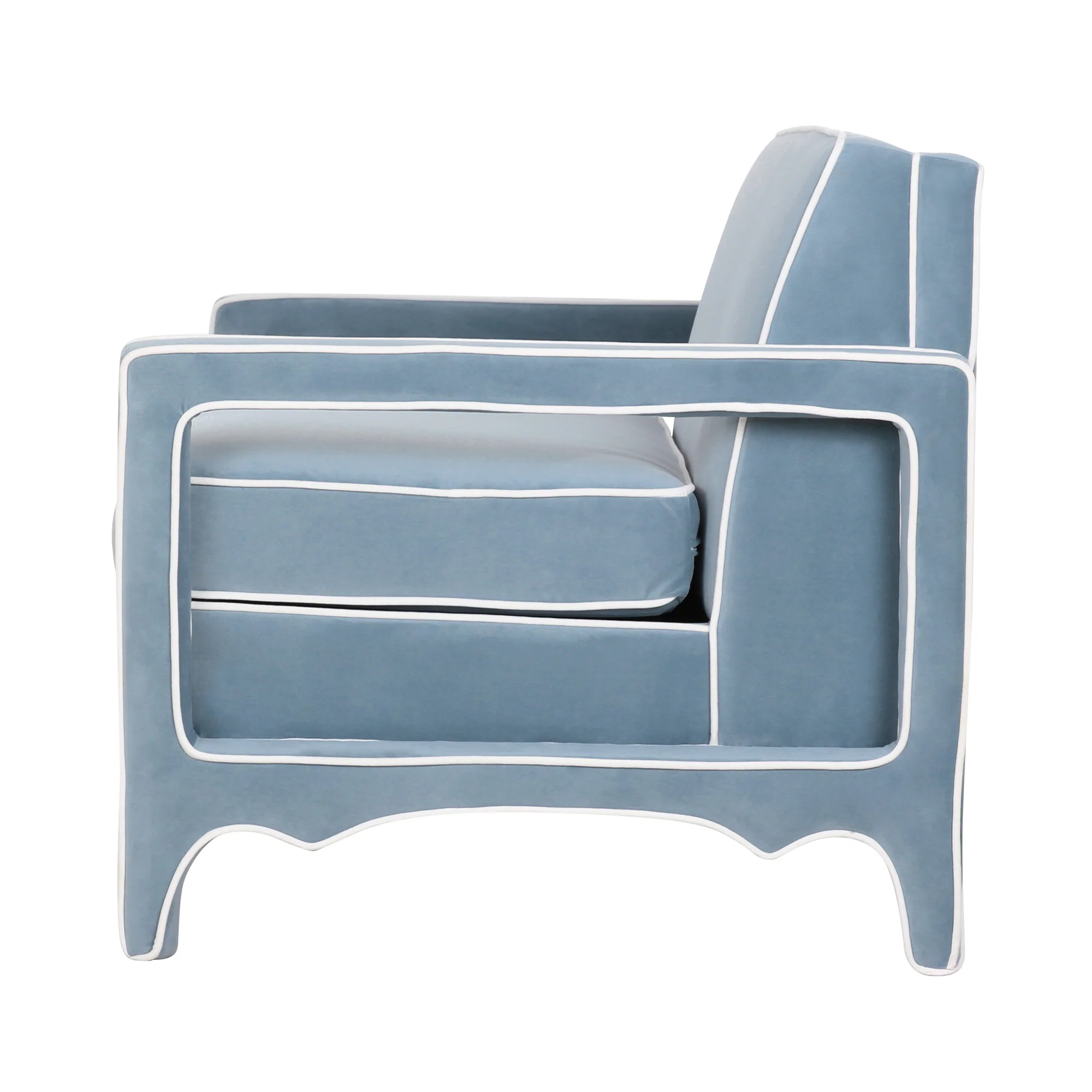 Cary Loveseat in Frost Blue - Image 4