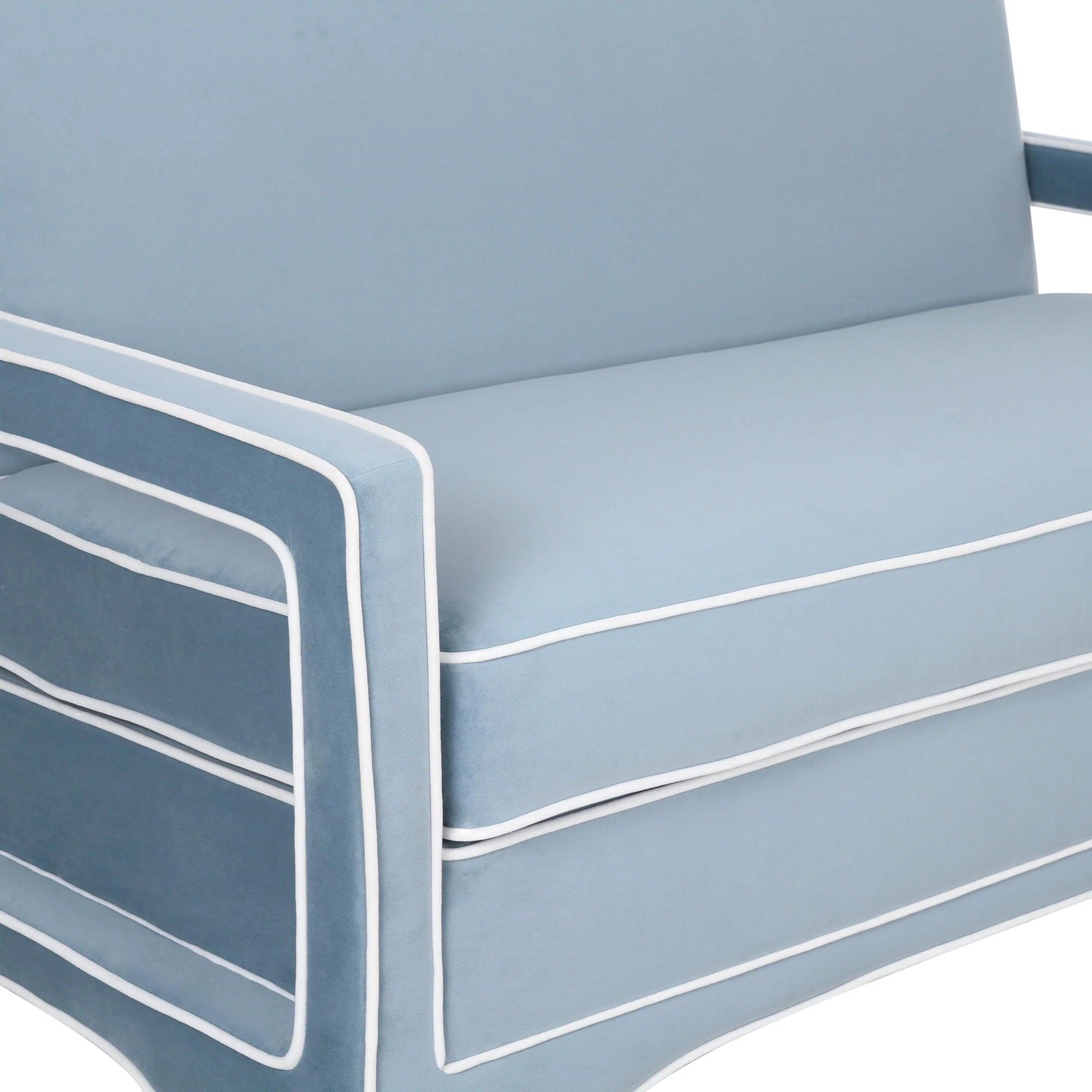 Cary Loveseat in Frost Blue - Image 5