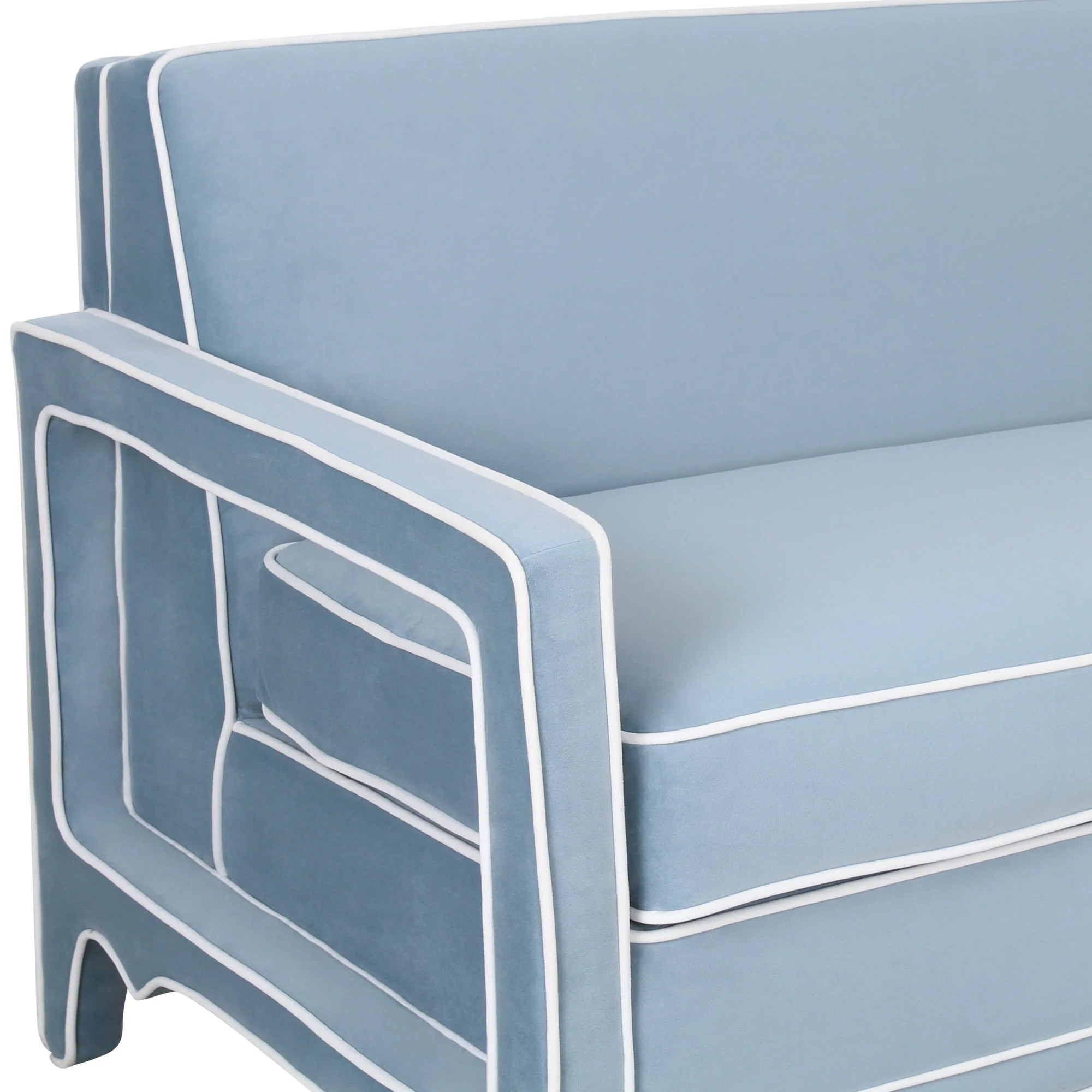 Cary Loveseat in Frost Blue - Image 6
