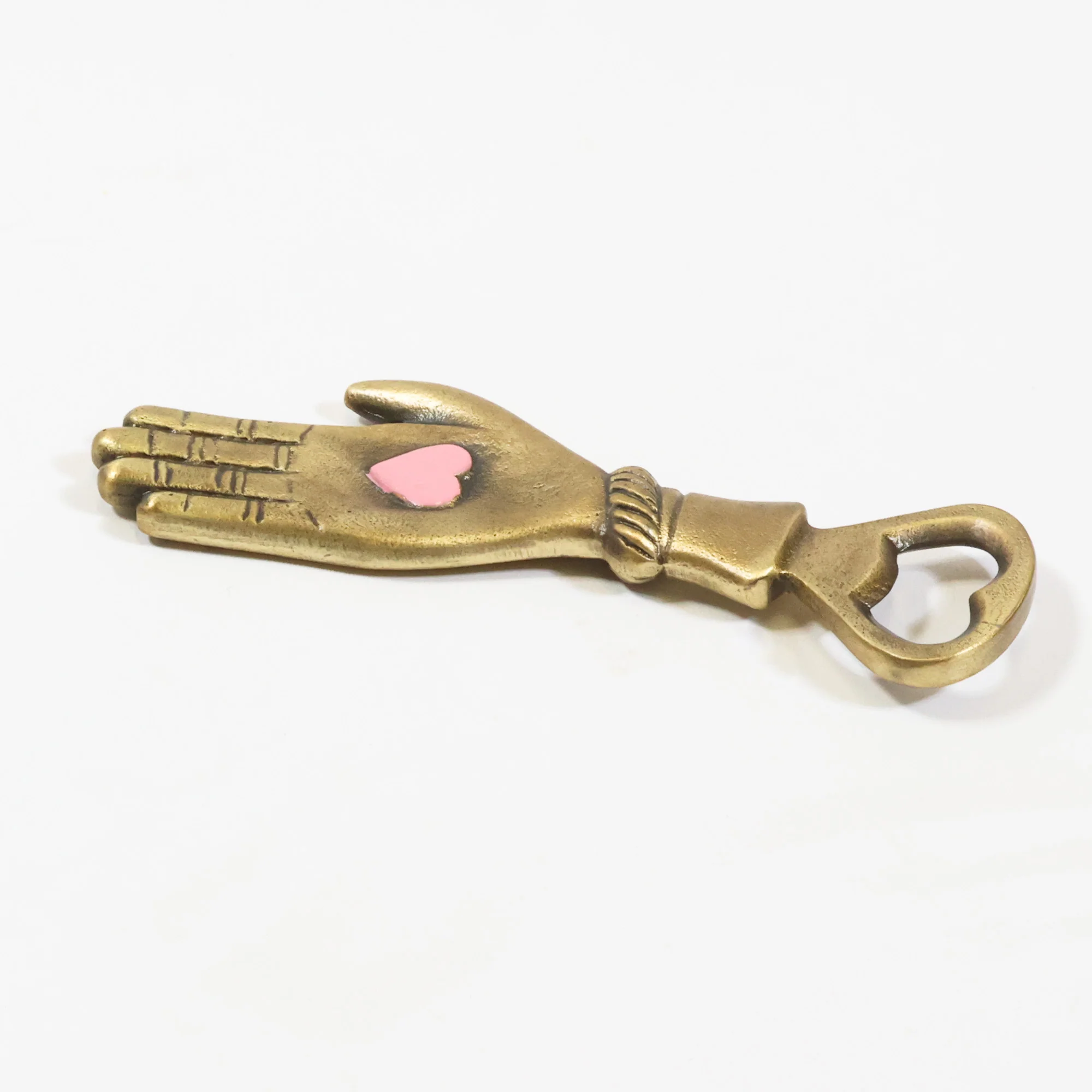 Cast Iron Bottle Opener - Heart Hand - Image 3