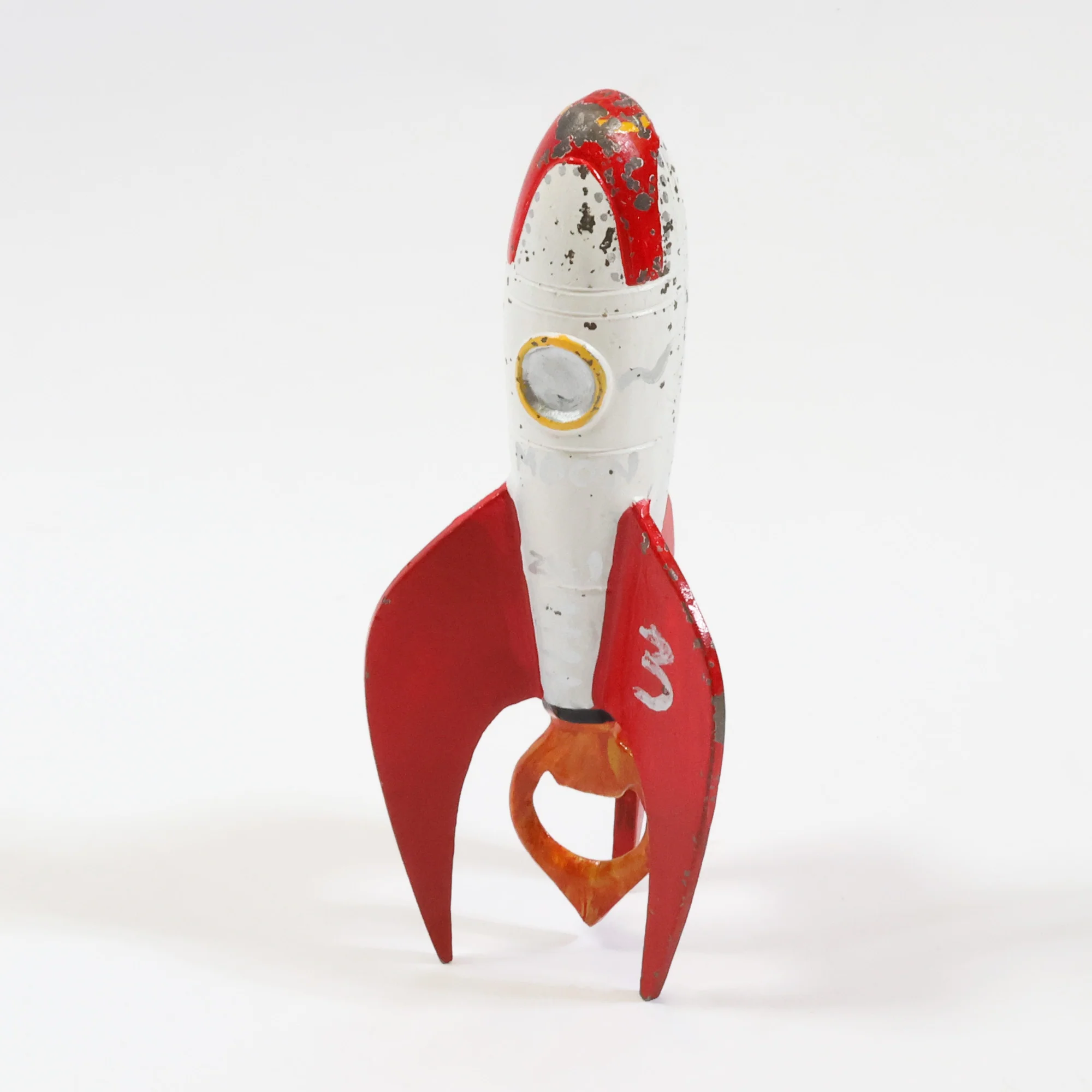 Cast Iron Bottle Opener - Rocket Ship - Image 3