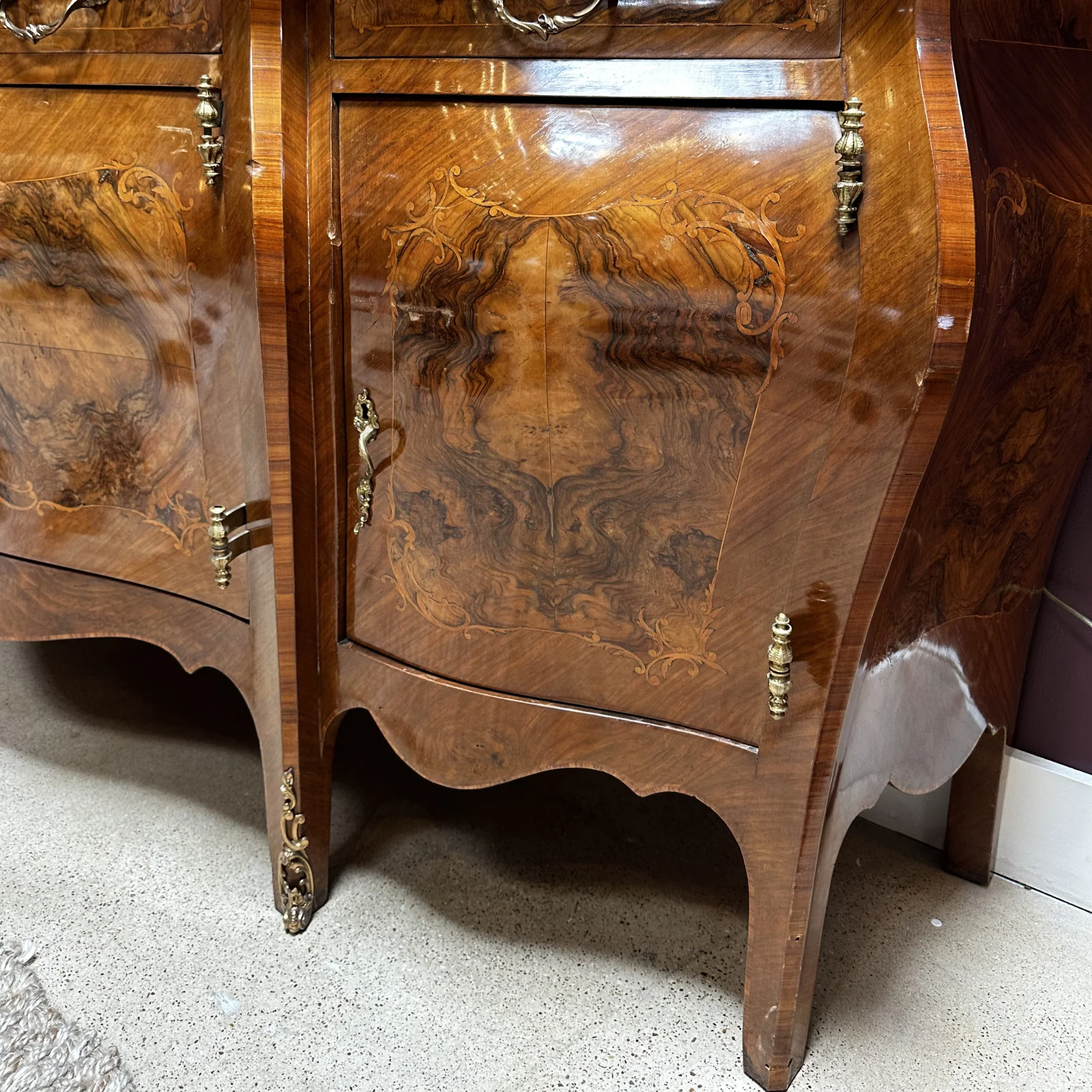 French Marble Top Sideboard, early 20th century - Image 3