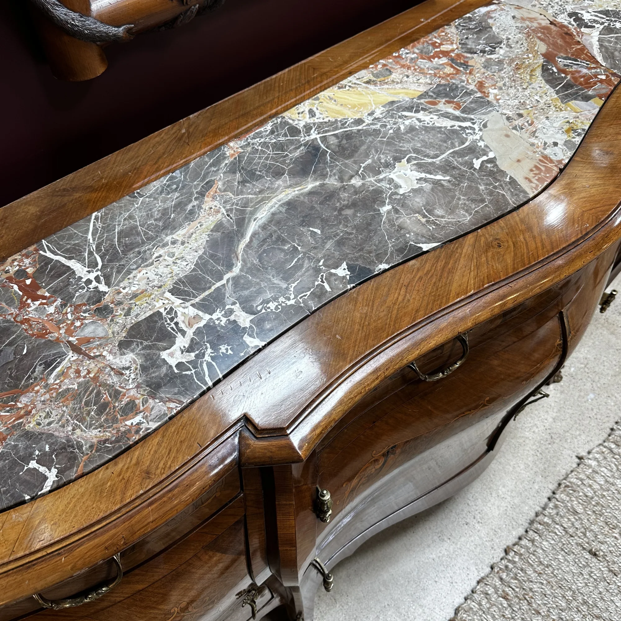 French Marble Top Sideboard, early 20th century - Image 4