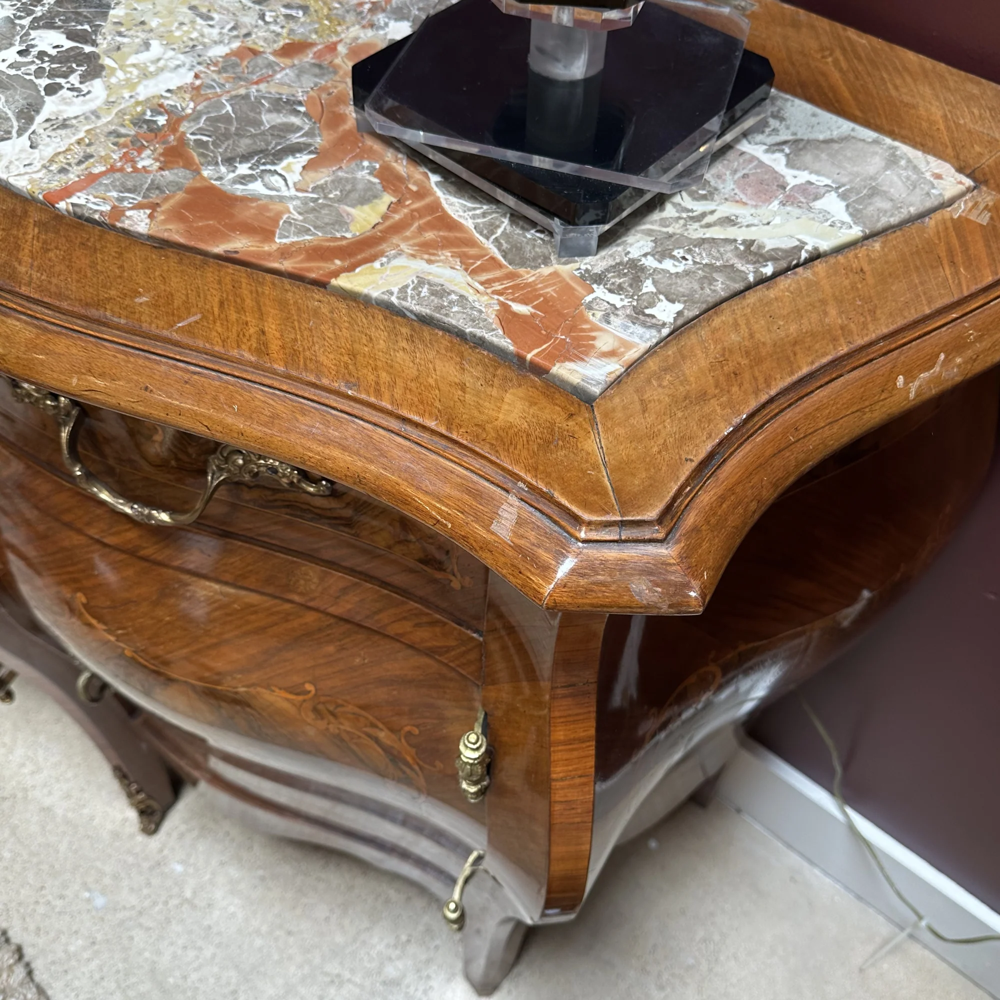 French Marble Top Sideboard, early 20th century - Image 5