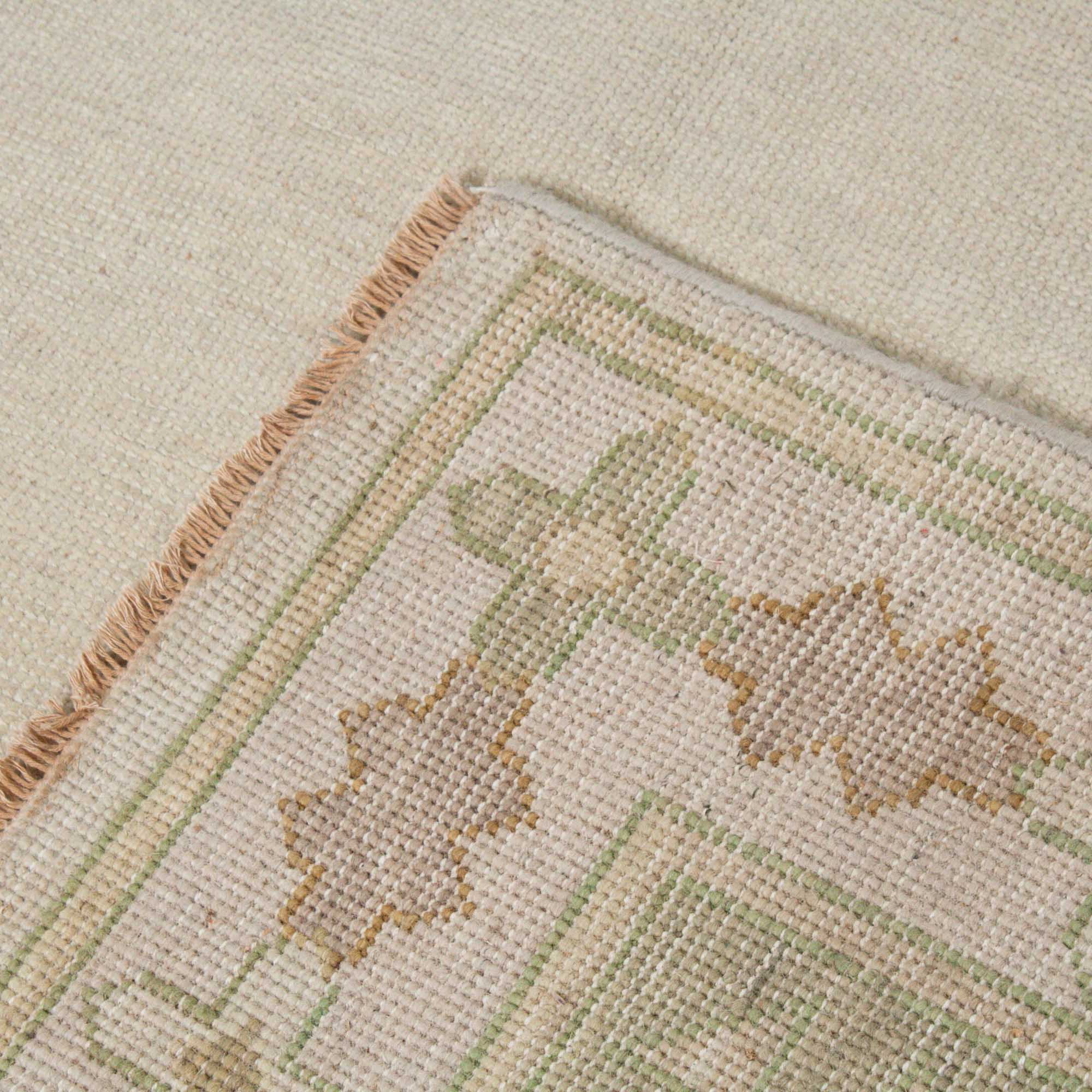 Celeste Olive Turkish Knot Rug - Image 7