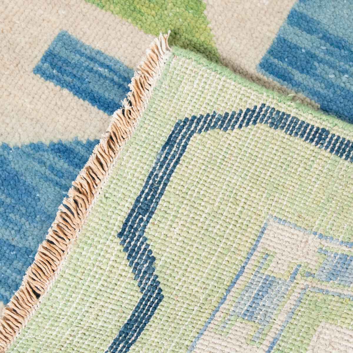 Charleston Lime Turkish Knot Rug - Image 4