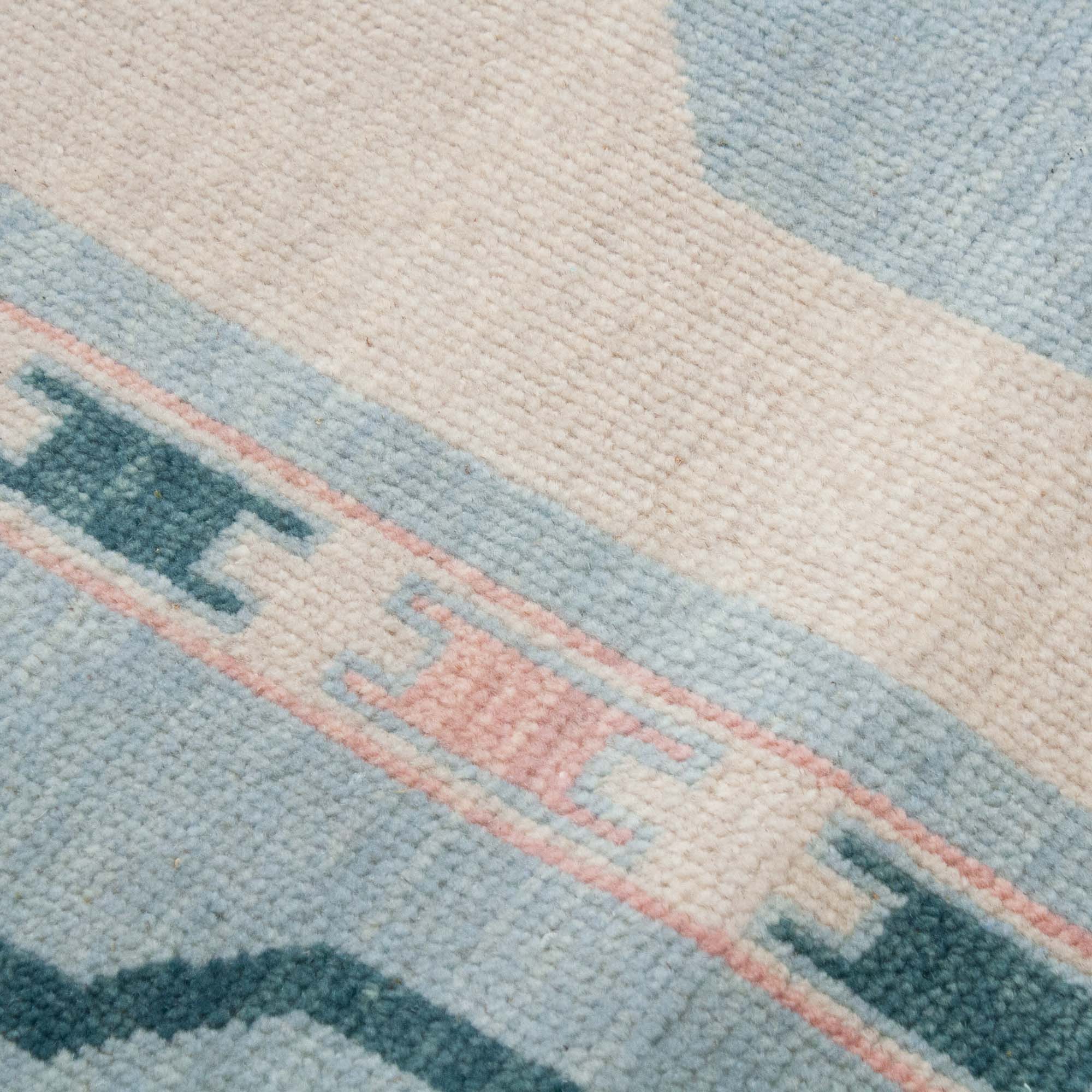 Charleston Pink Turkish Knot Rug - Image 3