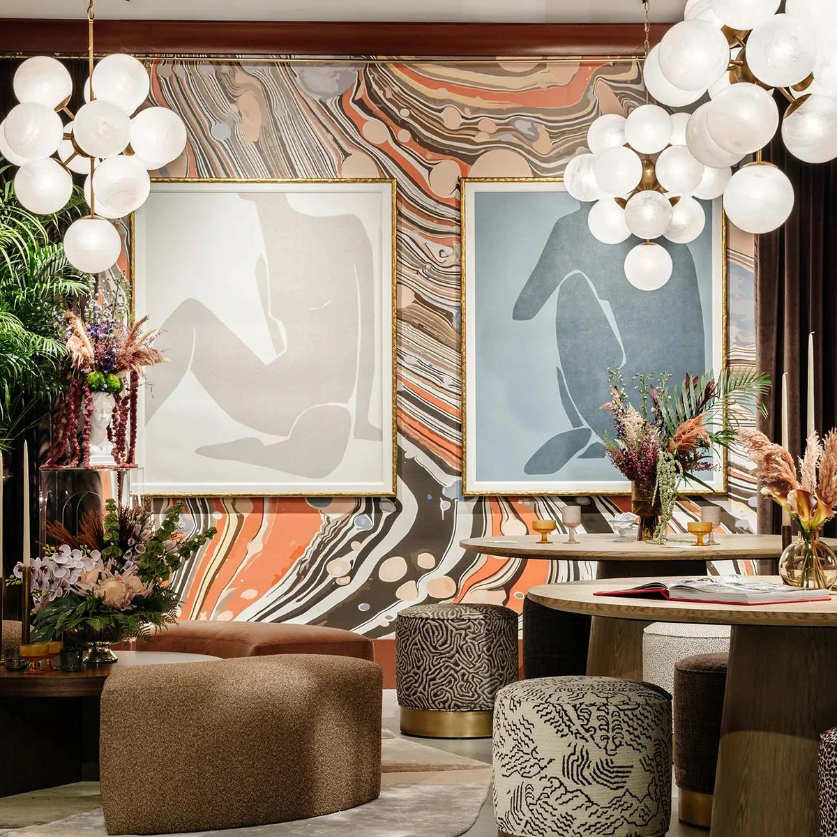 Chimera Marble Mural - Polychrome - Image 4