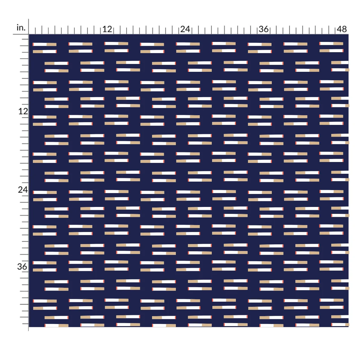 Ciggy Ciggy on Navy Wallpaper - Image 4