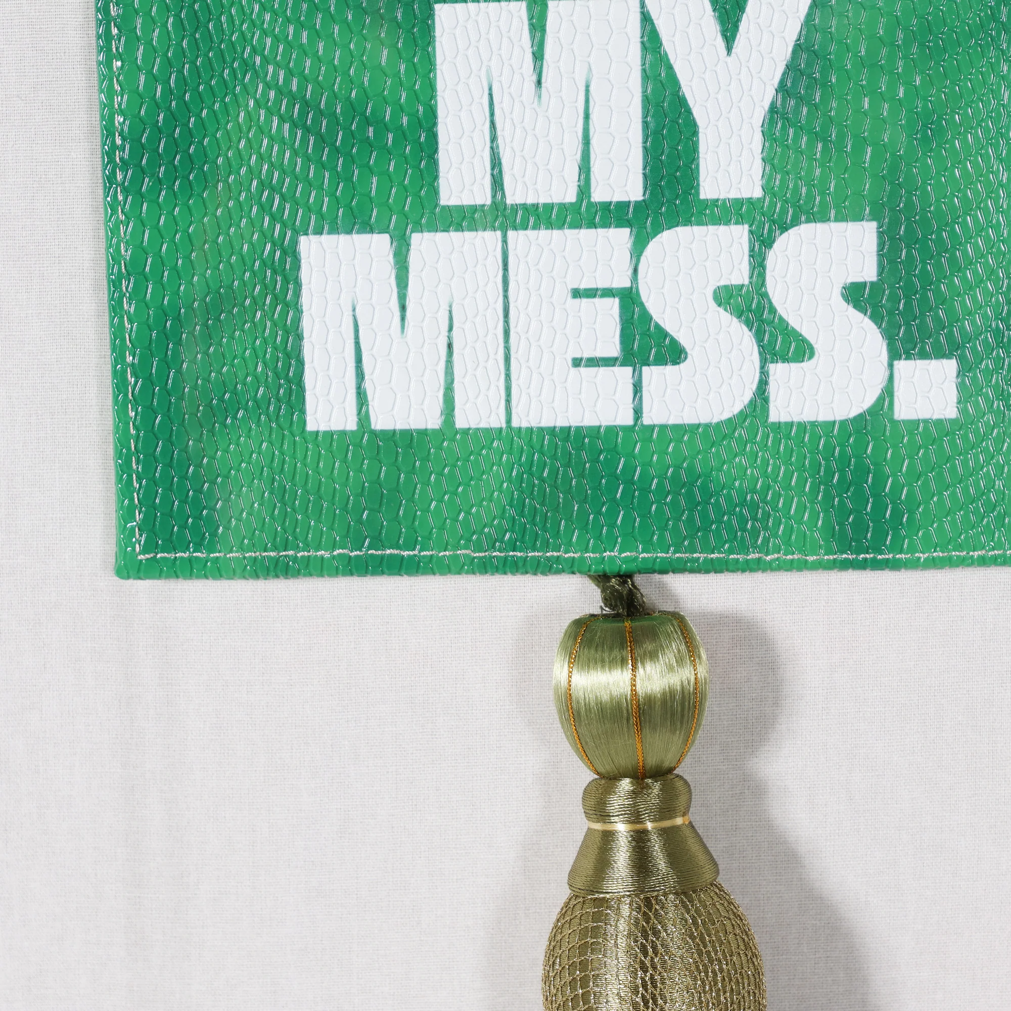 Clean My Mess Hang Tag - Green - Image 6