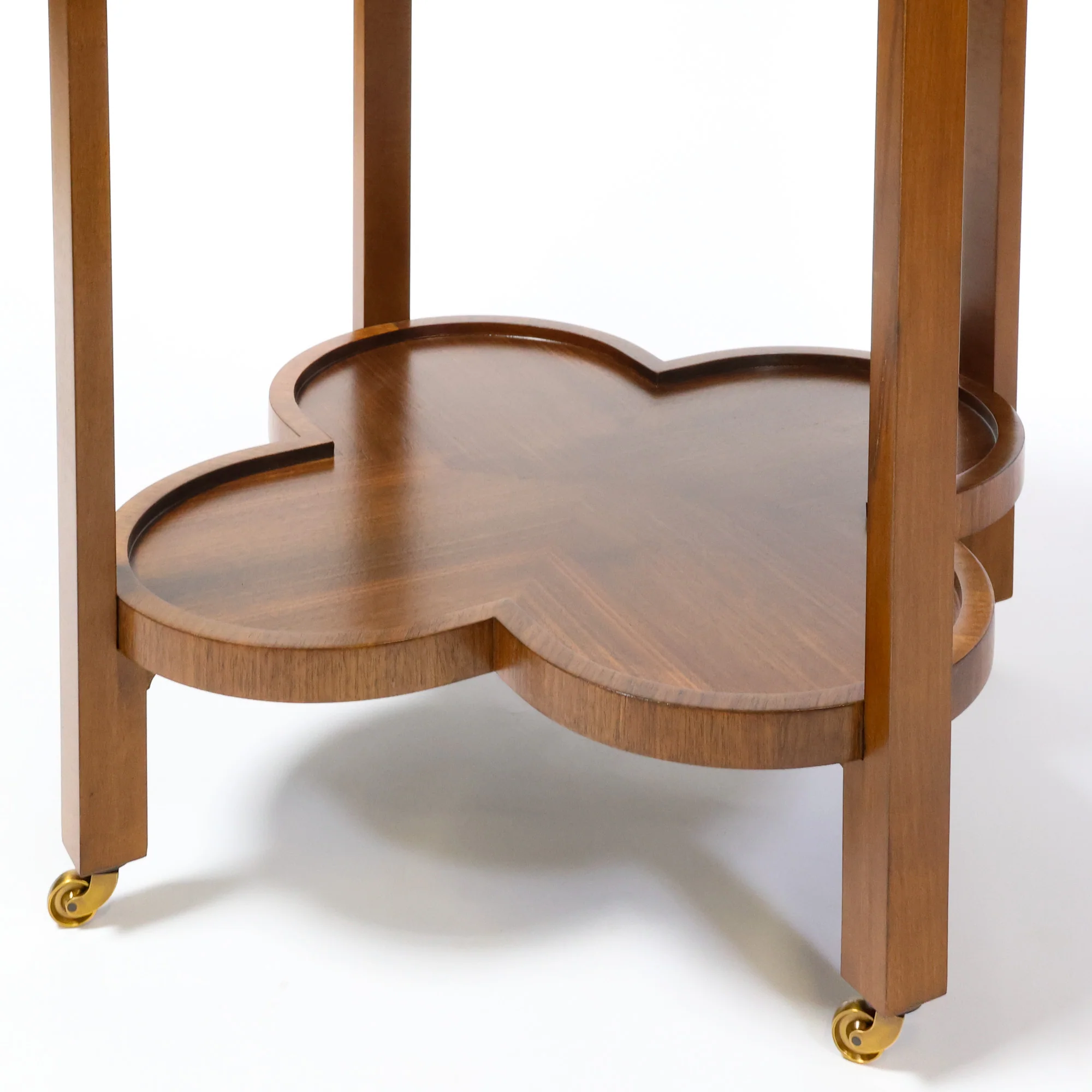 Clover Bar Cart in Walnut Veneer - Image 11