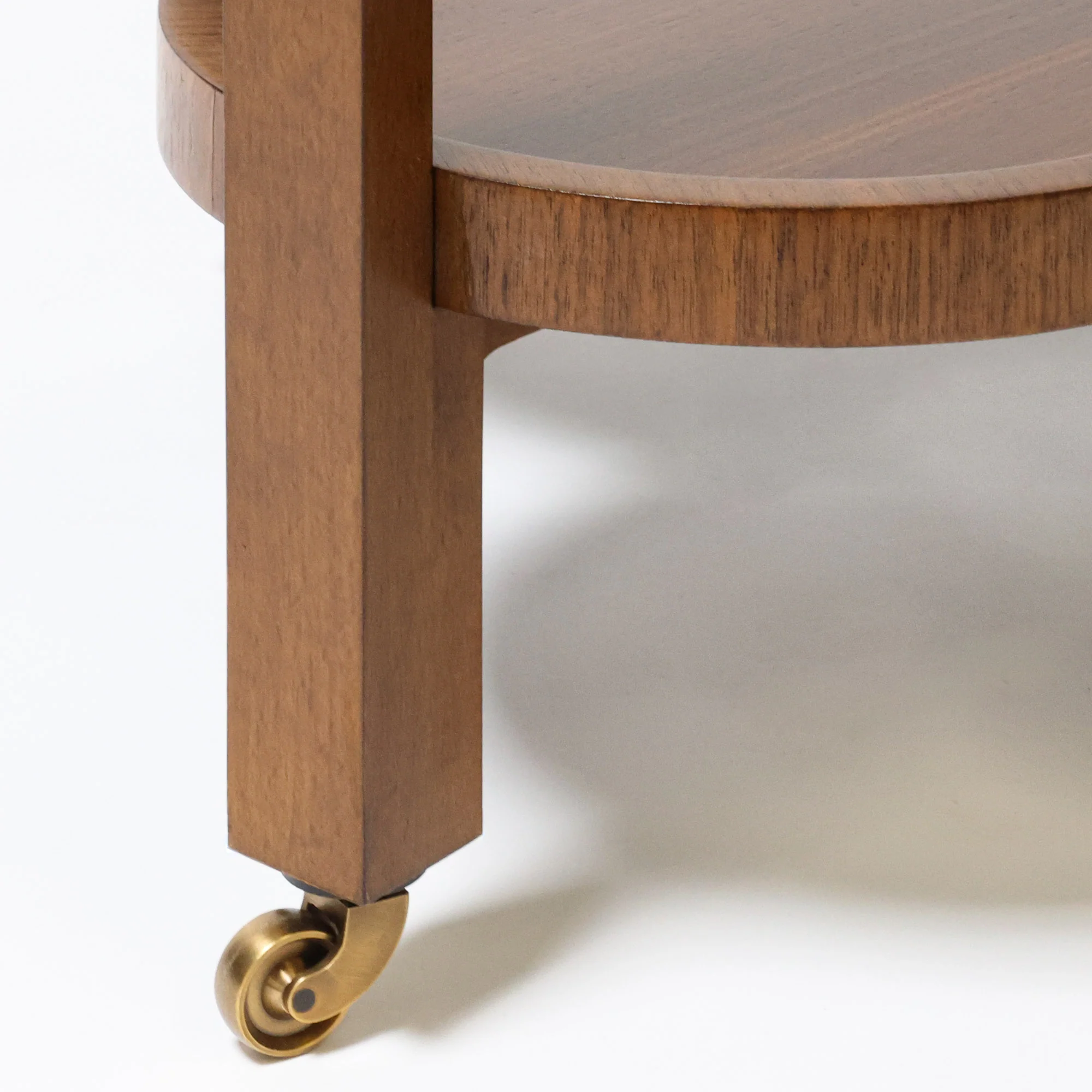 Clover Bar Cart in Walnut Veneer - Image 12